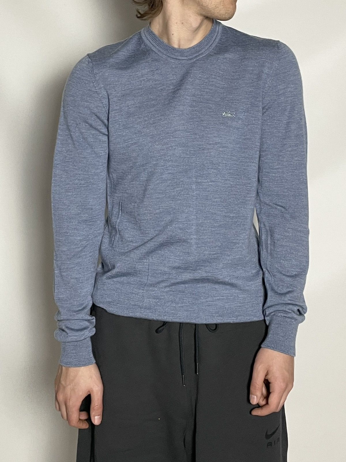 Golf le Fleur × Lacoste × Tyler The Creator VINTAGE 🐊 Lacoste live Blue Logo Knitted light Golf sweater Size US L / EU 52-54 / 3 - 12 Thumbnail