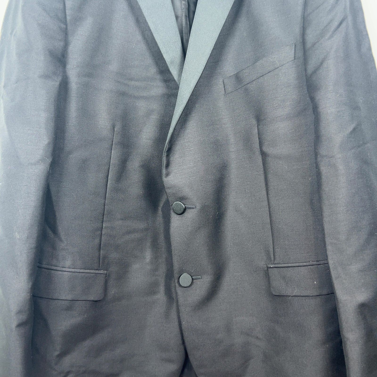 Valentino Valentino Black Wool Blazer Size 44L - 2 Thumbnail