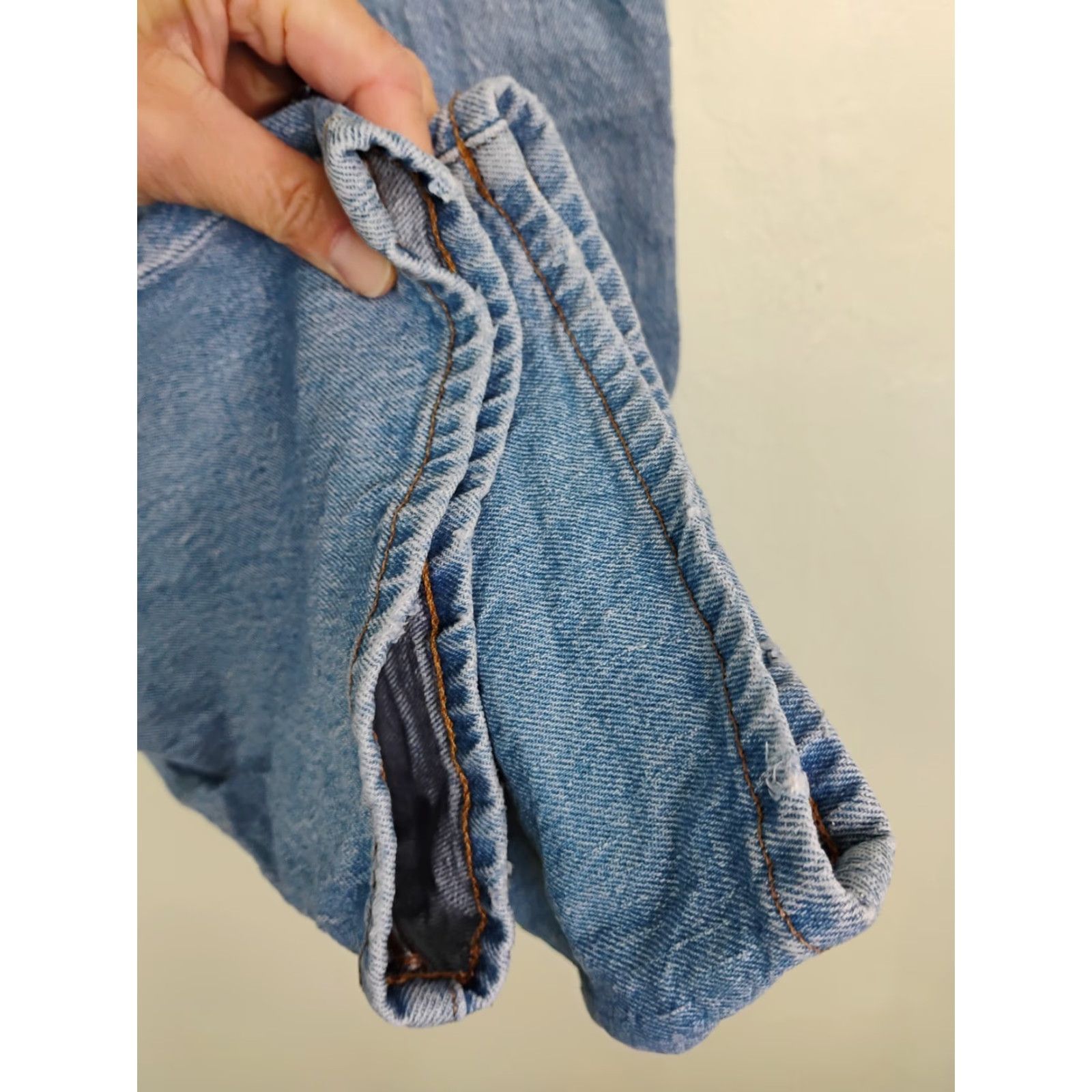 Madewell VINTAGE Madewell The Perfect Vintage Straight Jean Womens Actual Size 35x29 Size 24" / US 00 / IT 34 - 7 Thumbnail