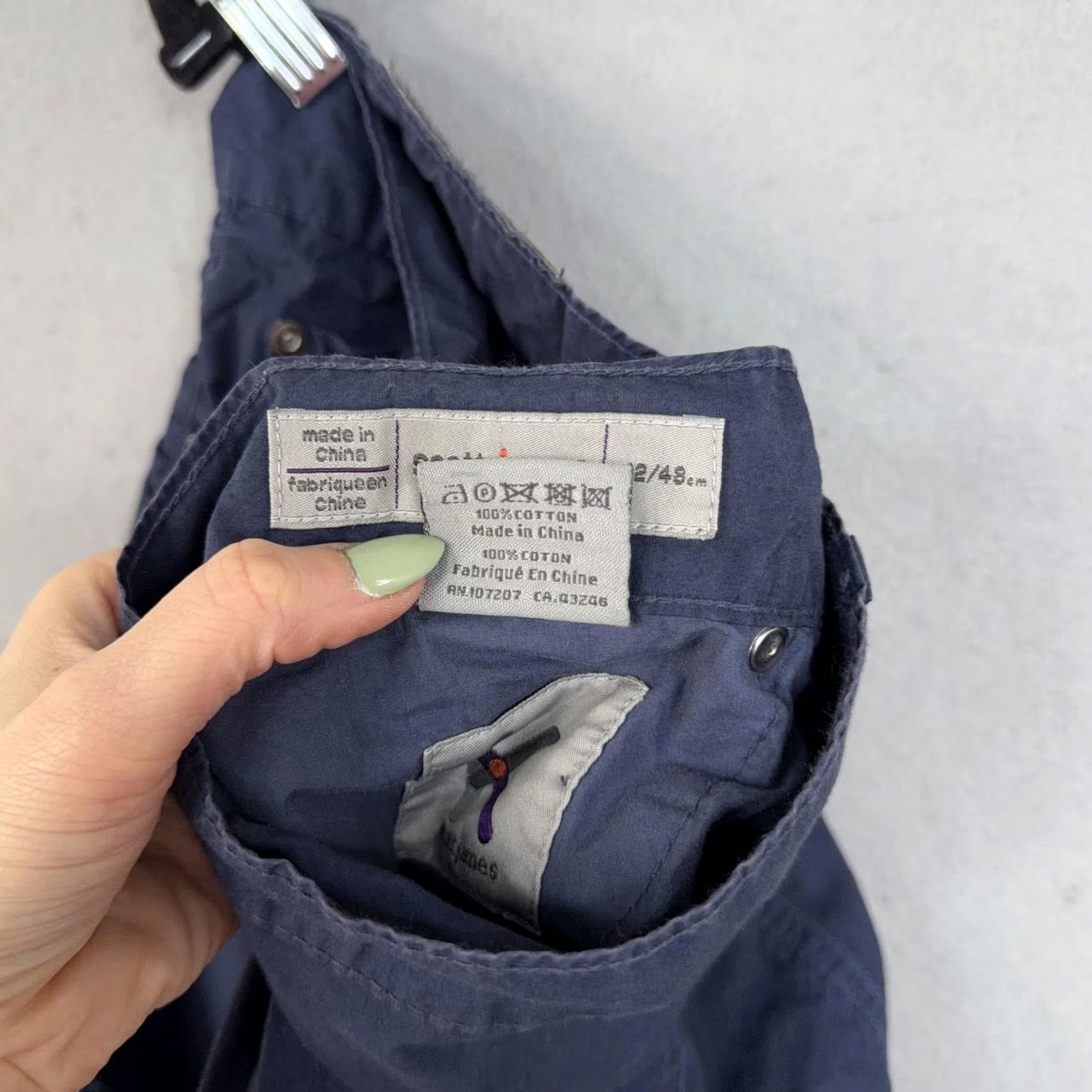 Vintage Scott James Pants Mens 32 Blue Cotton Chino 5 Pocket Lightweight Cropped Size US 32 / EU 48 - 4 Thumbnail