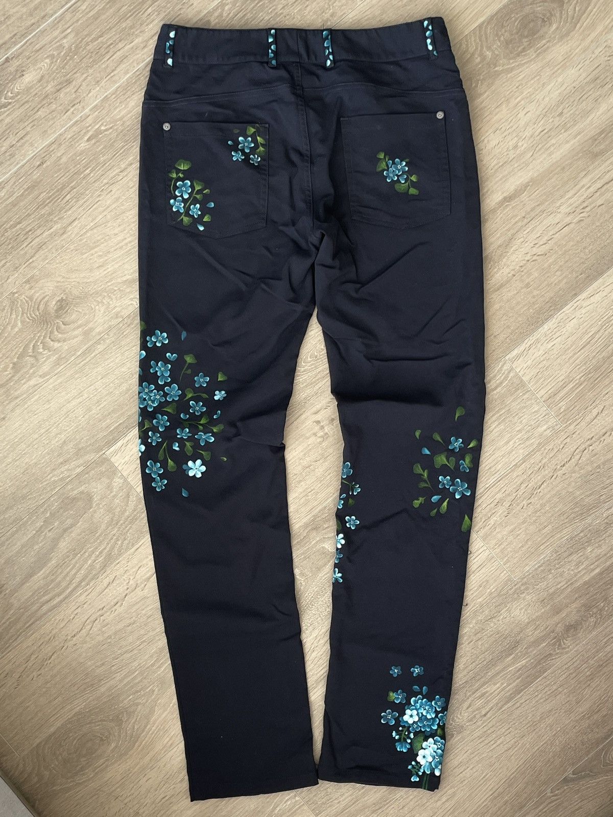 Outlier Custom Painted - Slim Dungarees Size US 30 / EU 46 - 2 Thumbnail