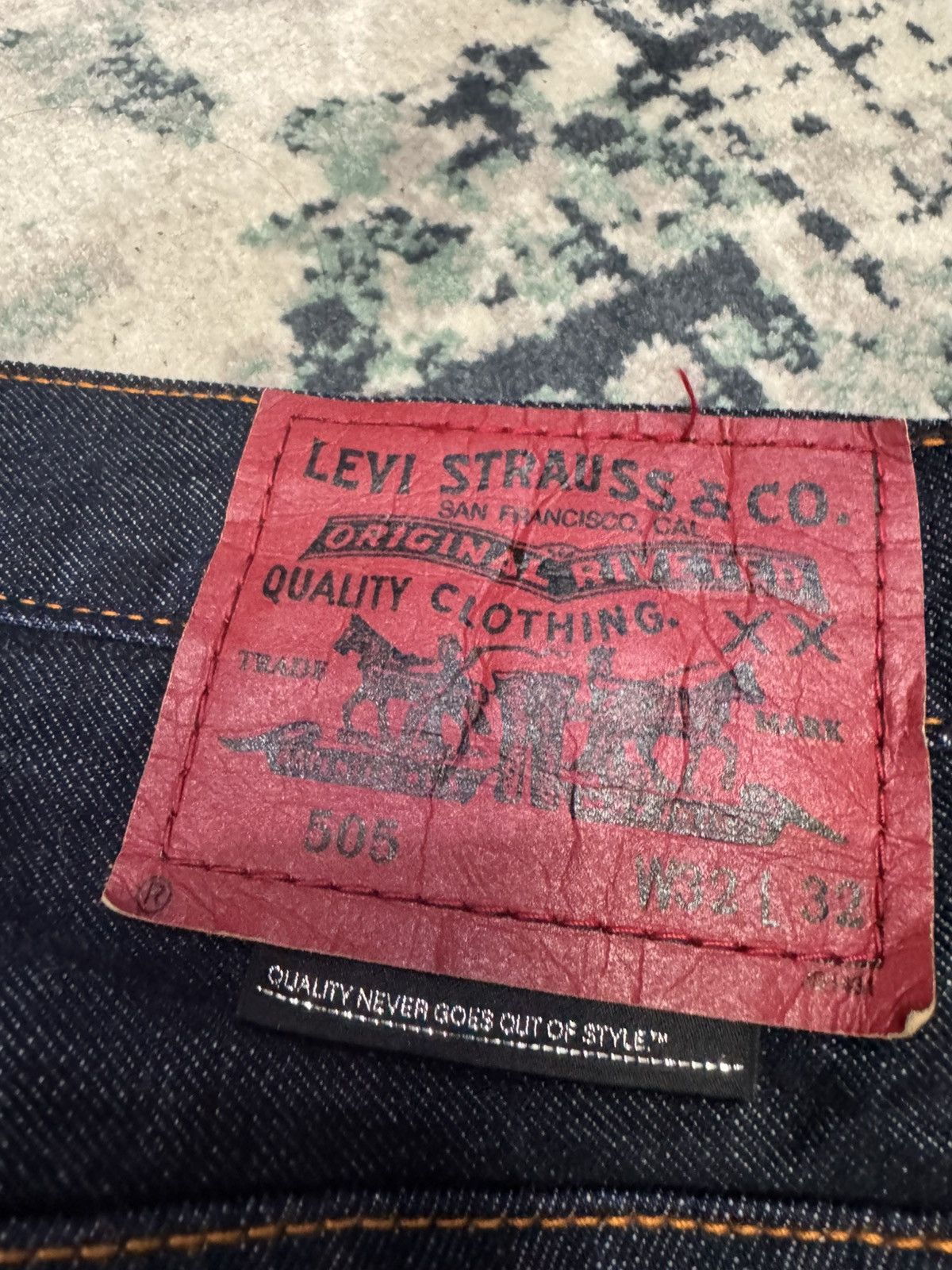 Levi's LEVI'S 505 x PACKABLE JAPAN EDITION 2010 JEANS Size US 32 / EU 48 - 7 Thumbnail