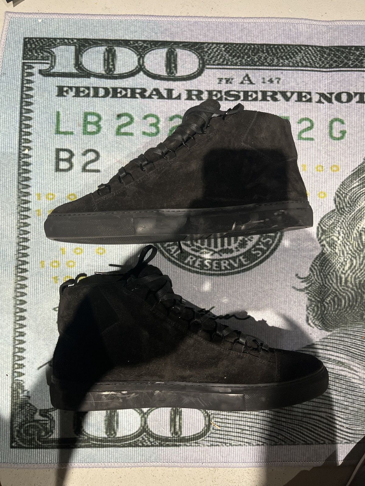 Balenciaga Vintage Mid-Top Black balenciaga sneakers Size US 11 / EU 44 - 1 Thumbnail