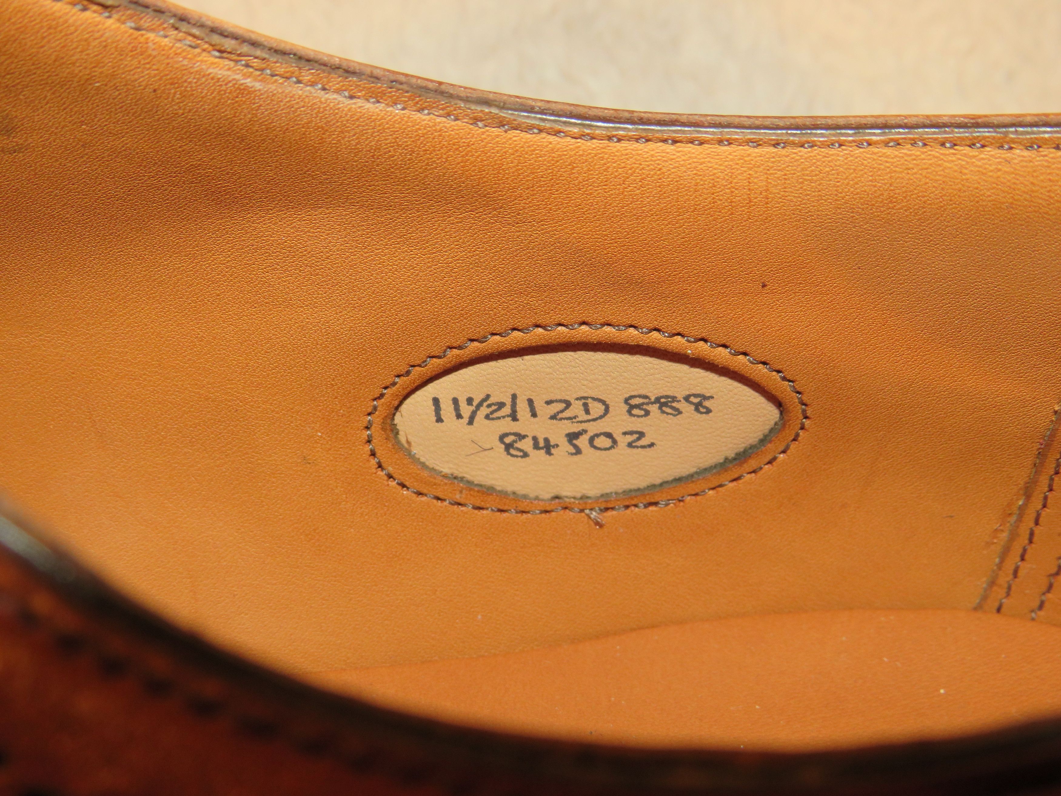 Edward Green × Ralph Lauren Purple Label Brooksville Chestnut Calf Leather Brogues 12D NWB Size US 12 / EU 45 - 12 Thumbnail