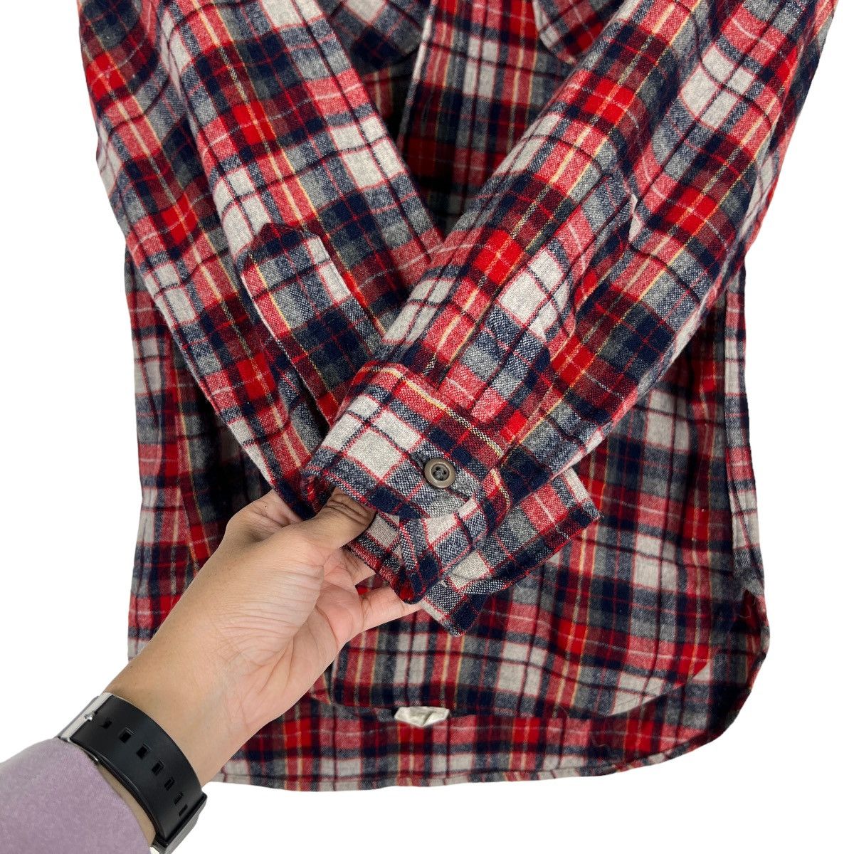 Pendleton 🔥 VINTAGE PENDLETON WOOL CHECKER FLANNEL SHIRTS MADE IN USA Size US S / EU 44-46 / 1 - 13 Thumbnail