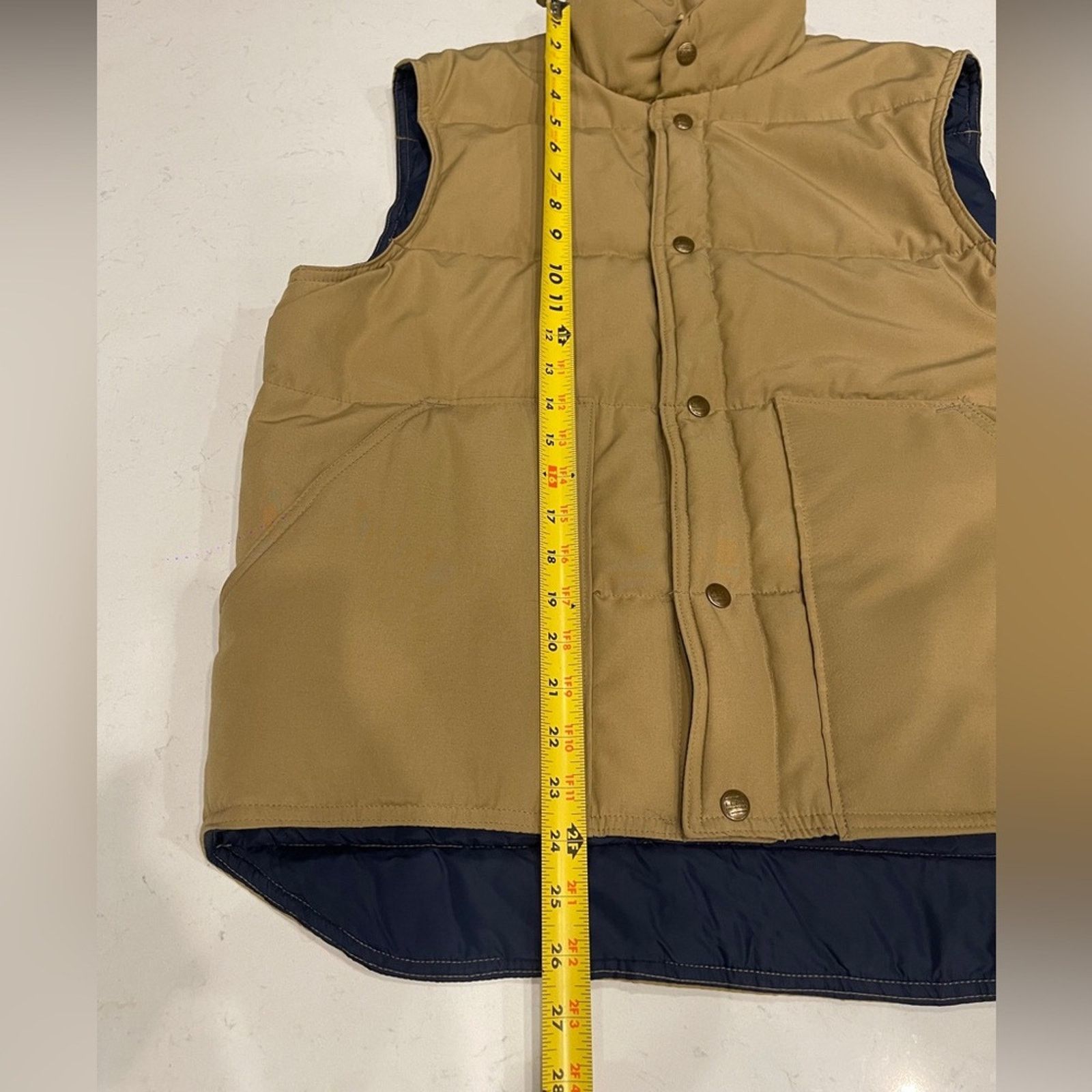 L.L. Bean L.L. Bean Men's Tan Puffer Vest Size:L Size US L / EU 52-54 / 3 - 7 Thumbnail