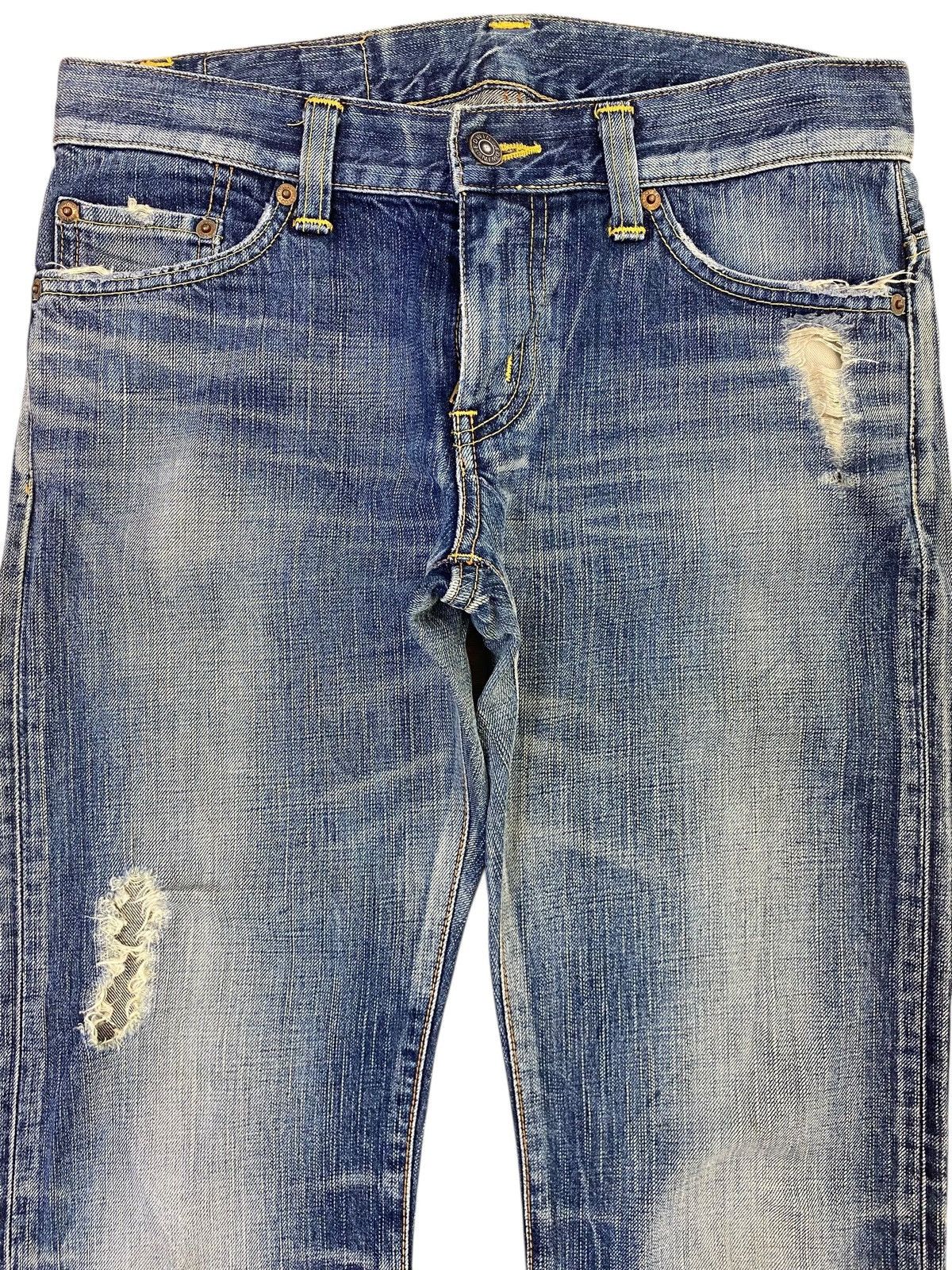 Edwin Edwin Faded Blue Wash Style Flare Leg Jeans Size US 30 / EU 46 - 2 Thumbnail