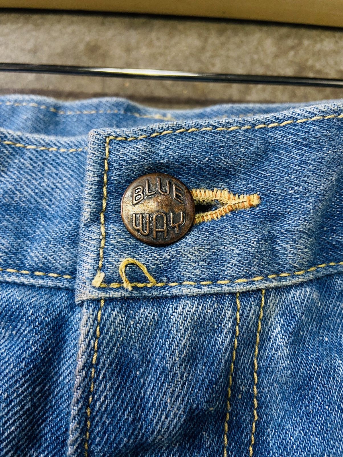 Jean Vintage Blue Way Jeans (Zip Talon) Size US 31 - 8 Thumbnail