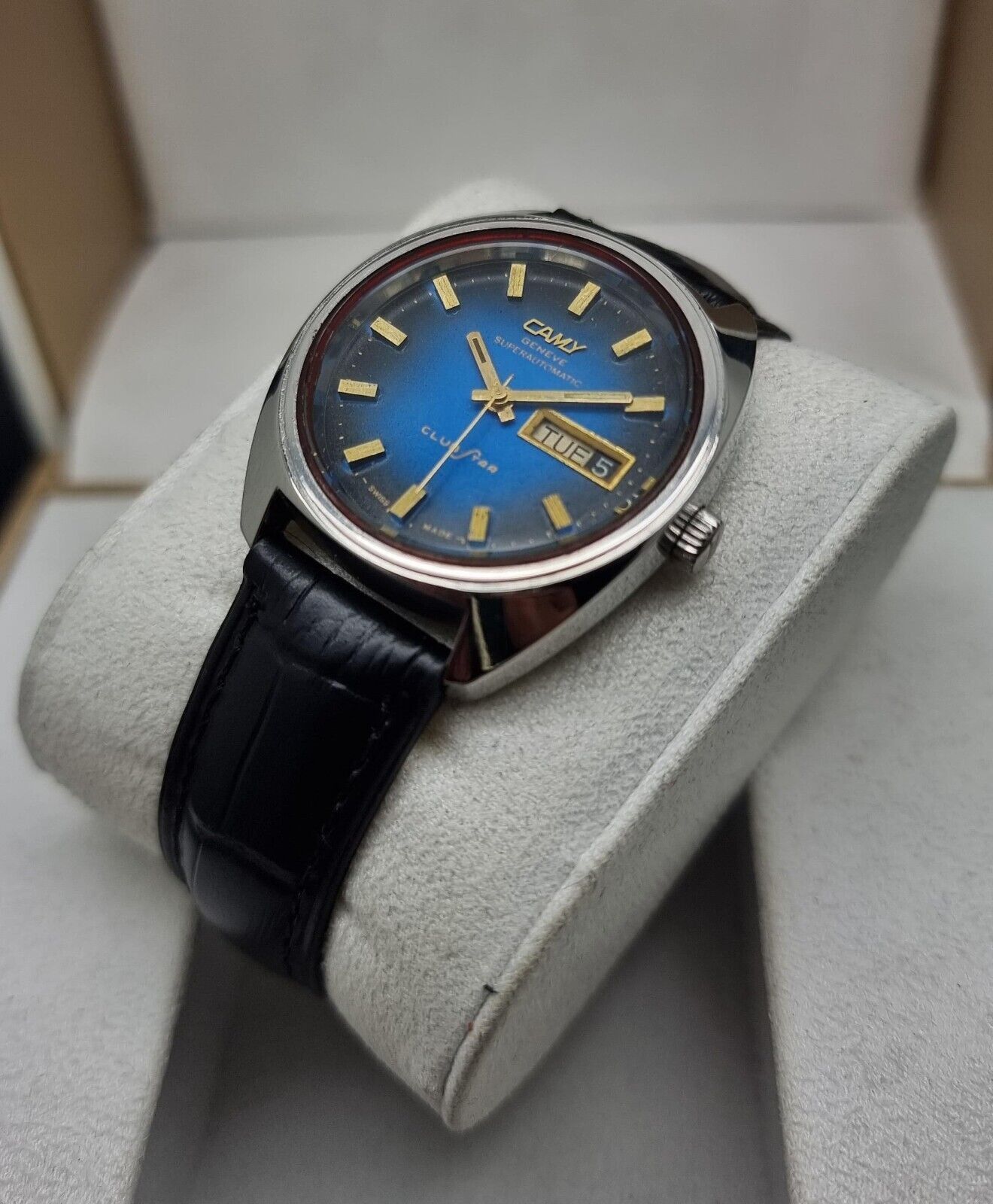 Vintage Camy - Vintage Camy Geneve Club Star Super Automatic Watch Size 38 - 3 Thumbnail