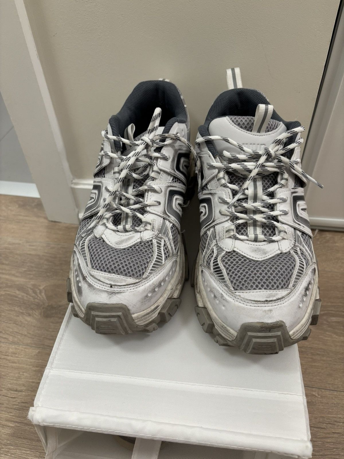 Juun.J juun.j White/Gray Synthetic sneaker Size US 9 / EU 42 - 2 Thumbnail