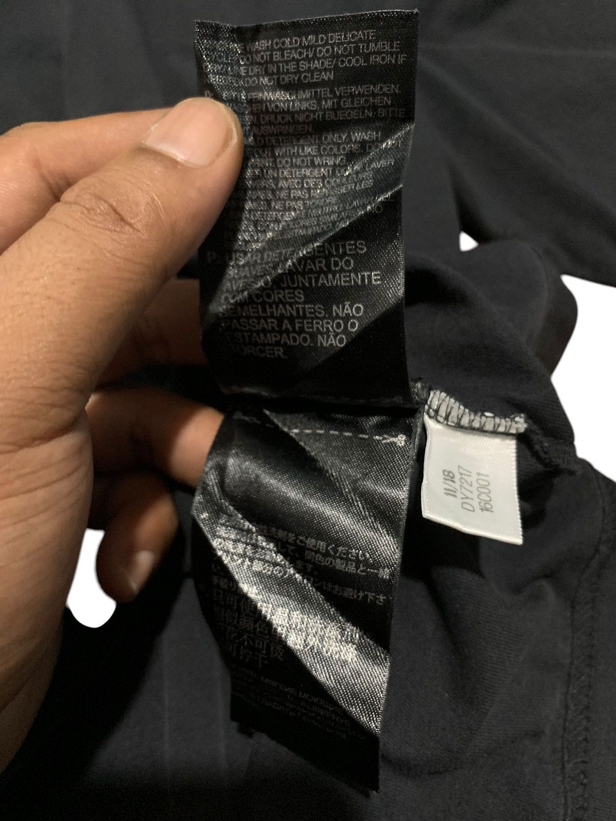 Yohji Yamamoto Yohji Yamamoto Y-3 x Adidas graphic 3 stripes t shirt Size US M / EU 48-50 / 2 - 9 Thumbnail