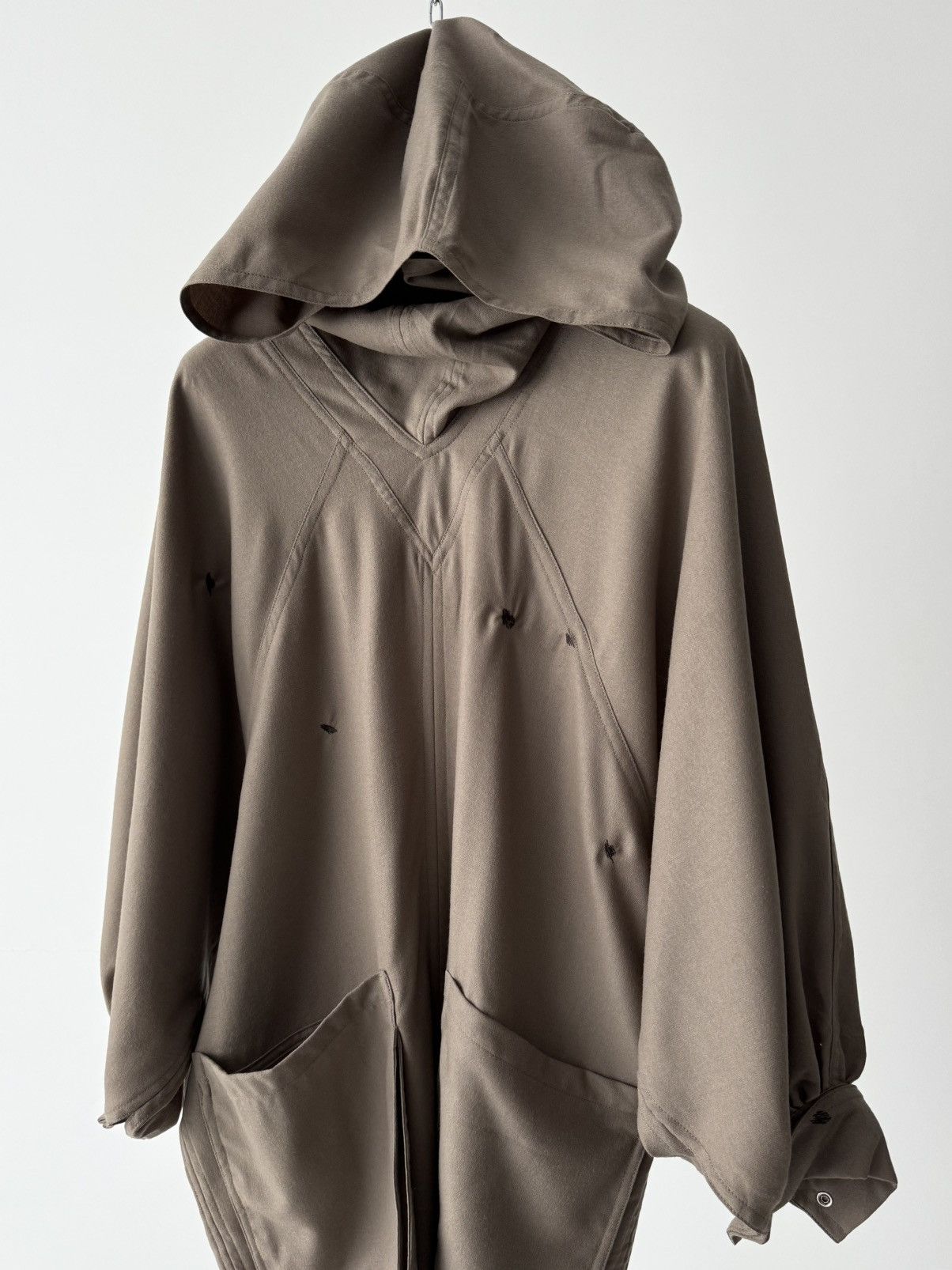 Vintage Morgane Le Fay 'Mystical' Asymetrical Wool Cloak Jacket Size L / US 10 / IT 46 - 6 Thumbnail