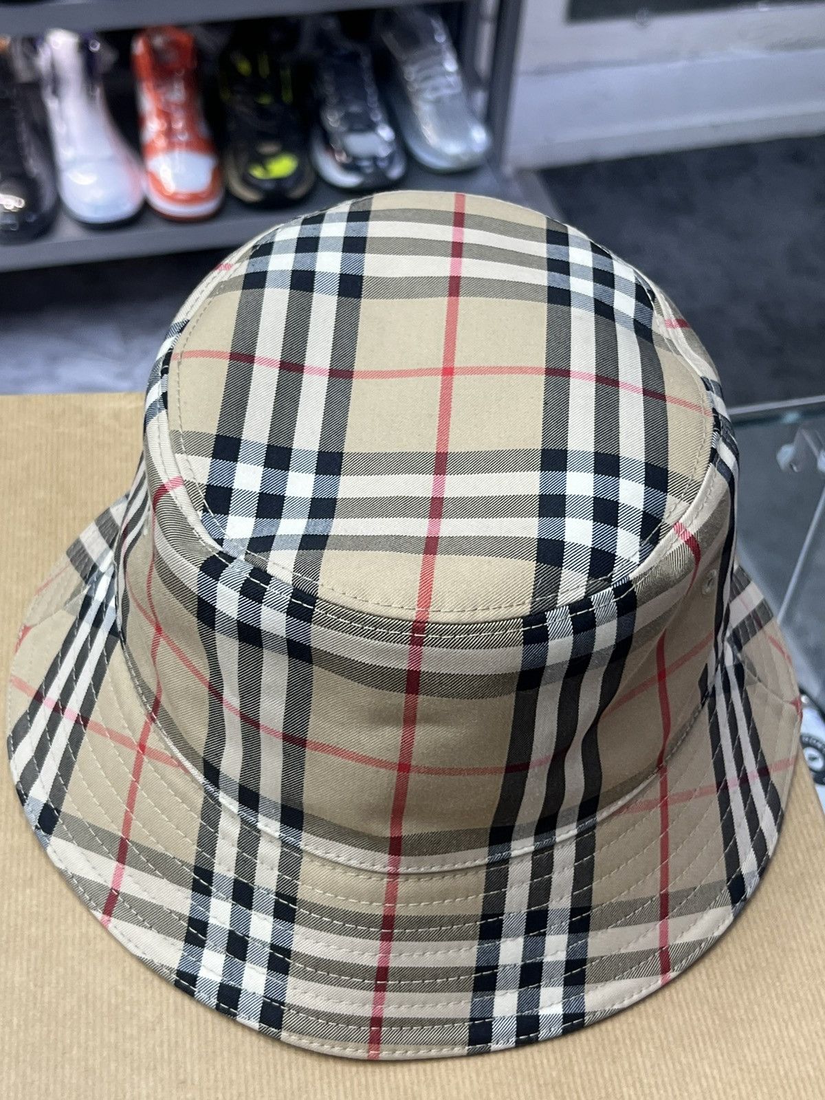 Burberry Burberry Vintage Check Bucket Hat Size ONE SIZE - 3 Thumbnail