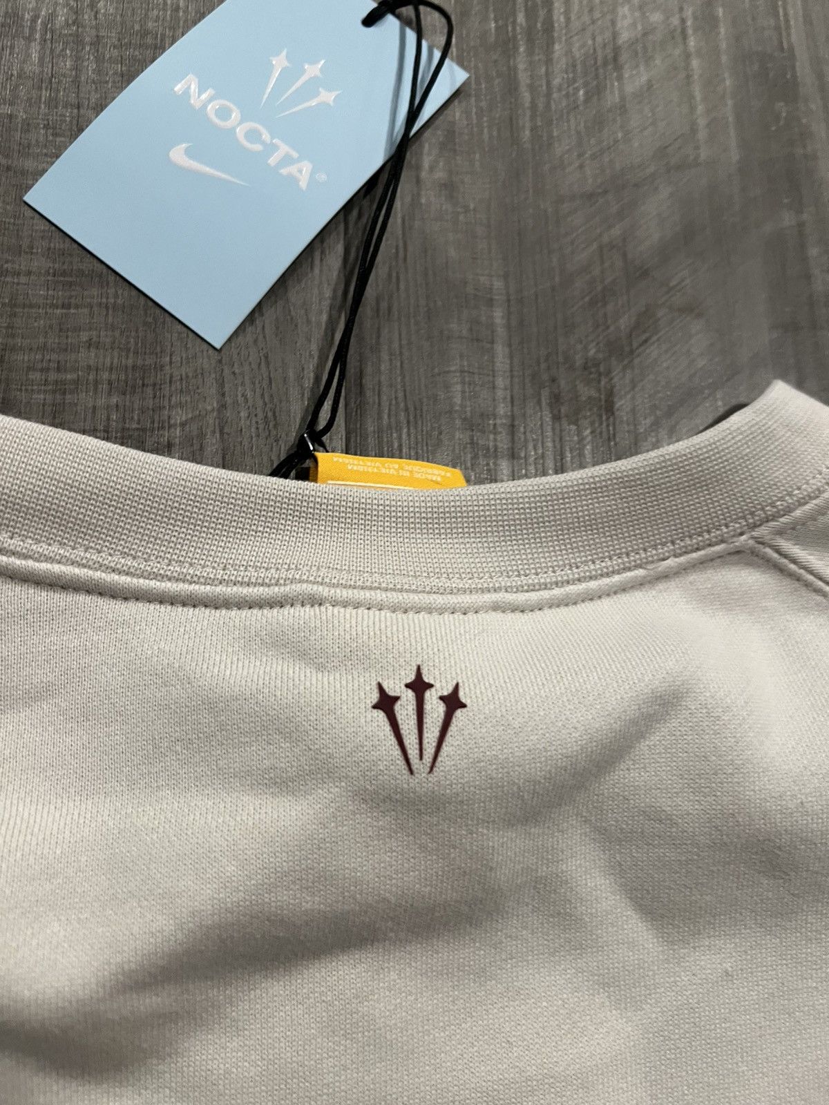 NOCTA Size 2XL Nike NOCTA Orewood Brown/Red Fleece CS Crewneck Size US XXL / EU 58 / 5 - 4 Thumbnail