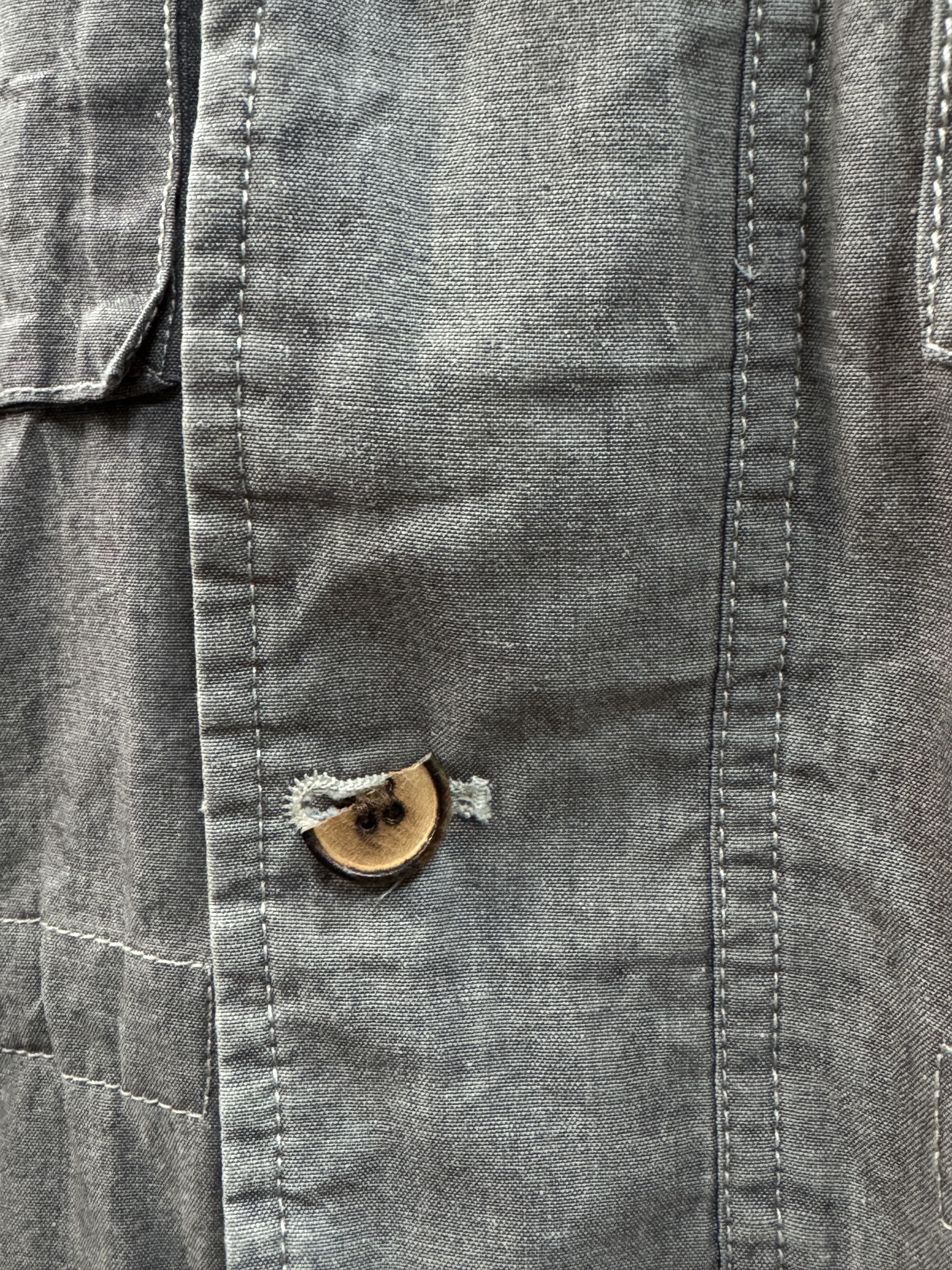 Allsaints AllSaints 4 Pockets Gray Jacket Size US XXL / EU 58 / 5 - 6 Thumbnail