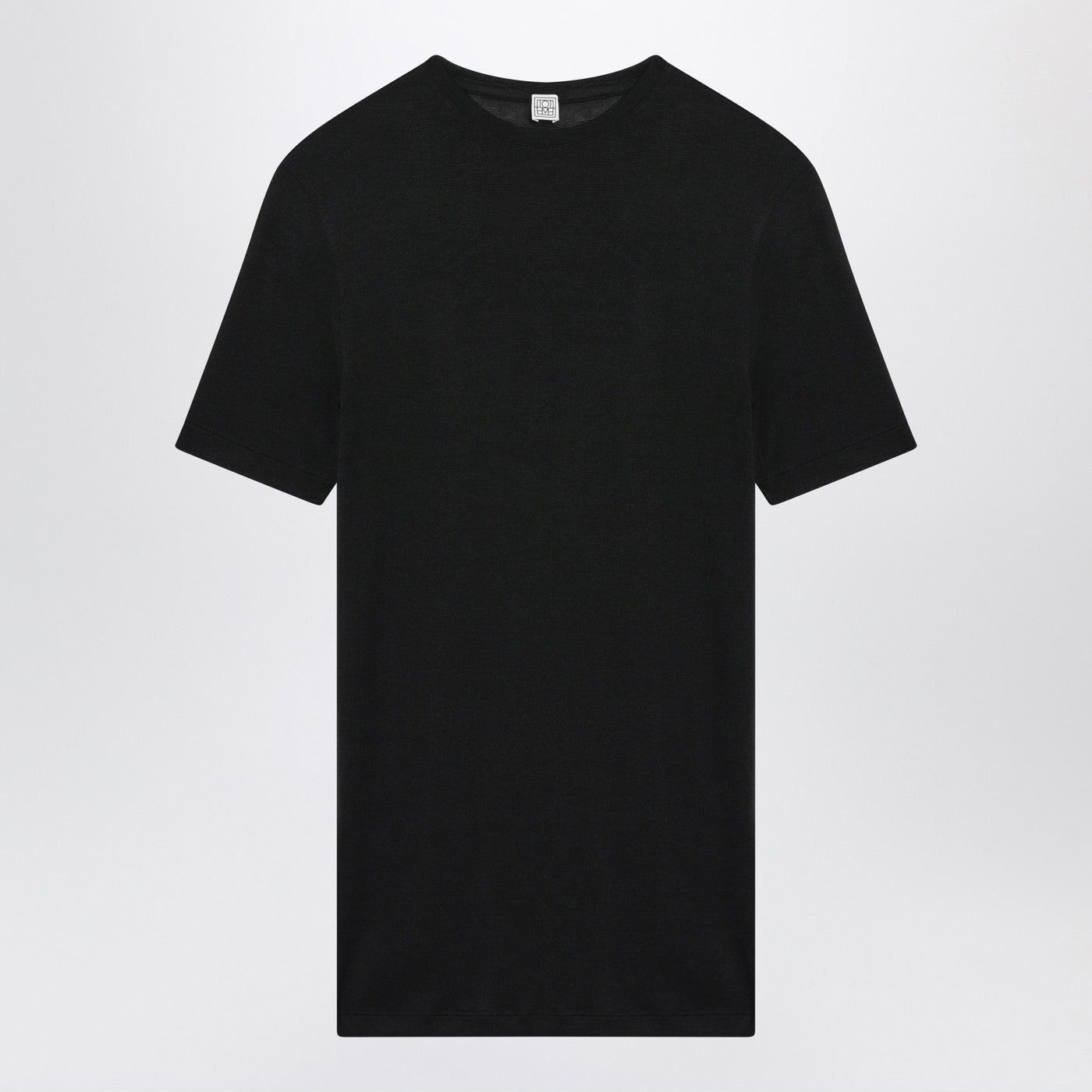 Toteme Toteme Black Viscose Jersey T-Shirt Size XS / US 0-2 / IT 36-38 - 1 Thumbnail