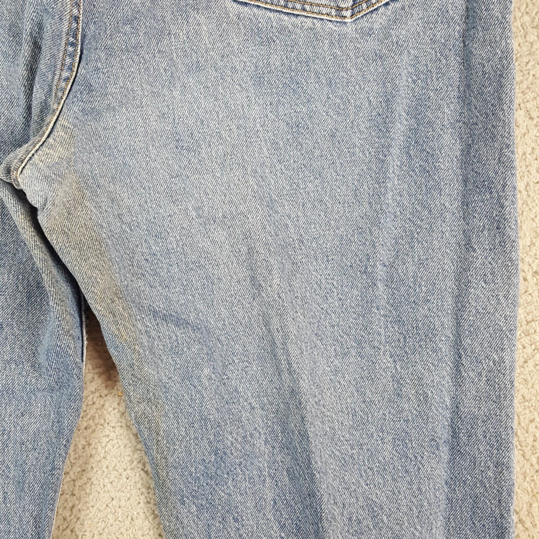 Levi's VINTAGE Levi's Jeans 90s 540 Faded Stonewash Relaxed Fit 42x34 Denim Blue Mens Jeans 5-Pocket Design Inseam 34” Cotton Denim Zipper Button Logo N/A Size US 42 / EU 58 - 7 Thumbnail