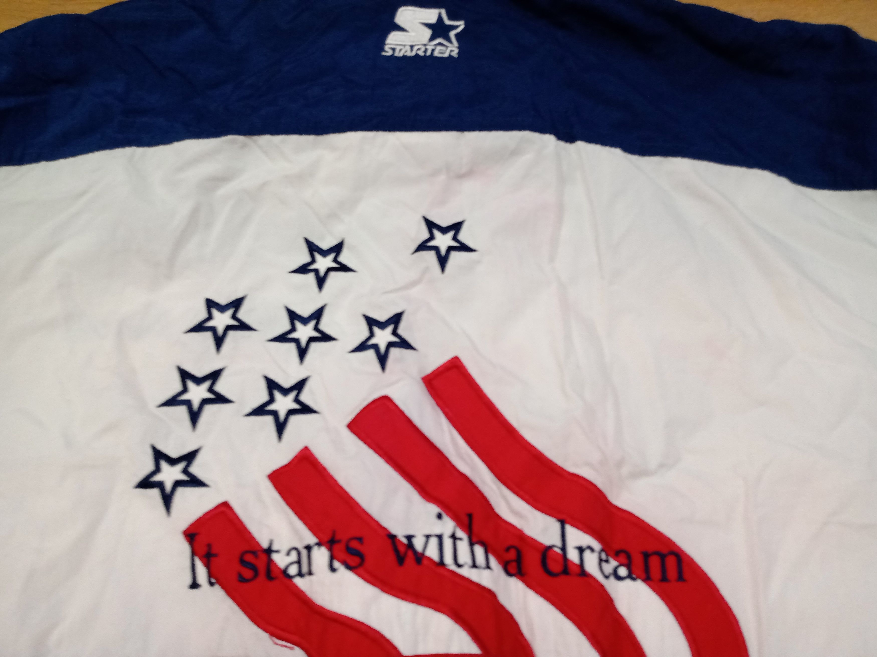 Starter × USA Olympics × Vintage Olympic 96 Atlanta Jacket Worn Sonny Duncan Vintage Starter Size US XL / EU 56 / 4 - 11 Thumbnail