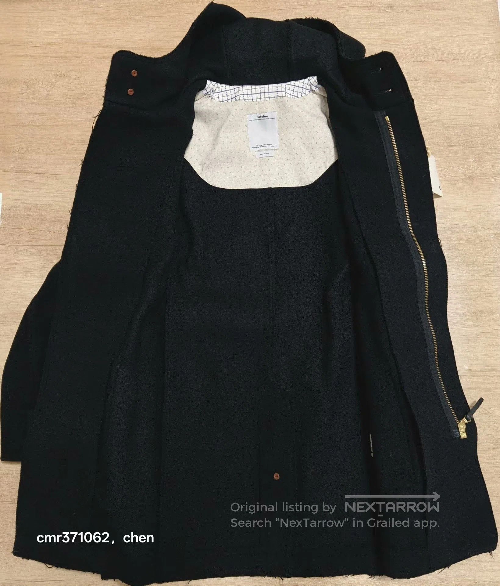 Visvim visvim 15AW Commodore Melton Wool Coat. Size US M / EU 48-50 / 2 - 6 Thumbnail