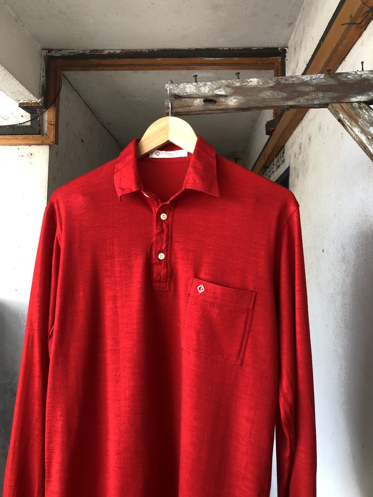 Christian Dior Monsieur Vintage 90s Christian Dior Sport Polo Long Sleeve Shirt Size US M / EU 48-50 / 2 - 3 Thumbnail