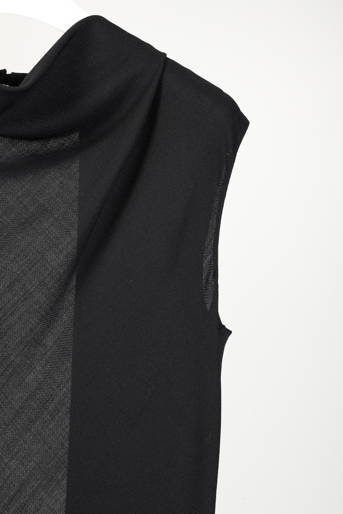 Maison Margiela Maison Margiela Wool Crepe Cowl-Neck Cut-Out-Back Jump Size 32" / US 10 / IT 46 - 5 Thumbnail