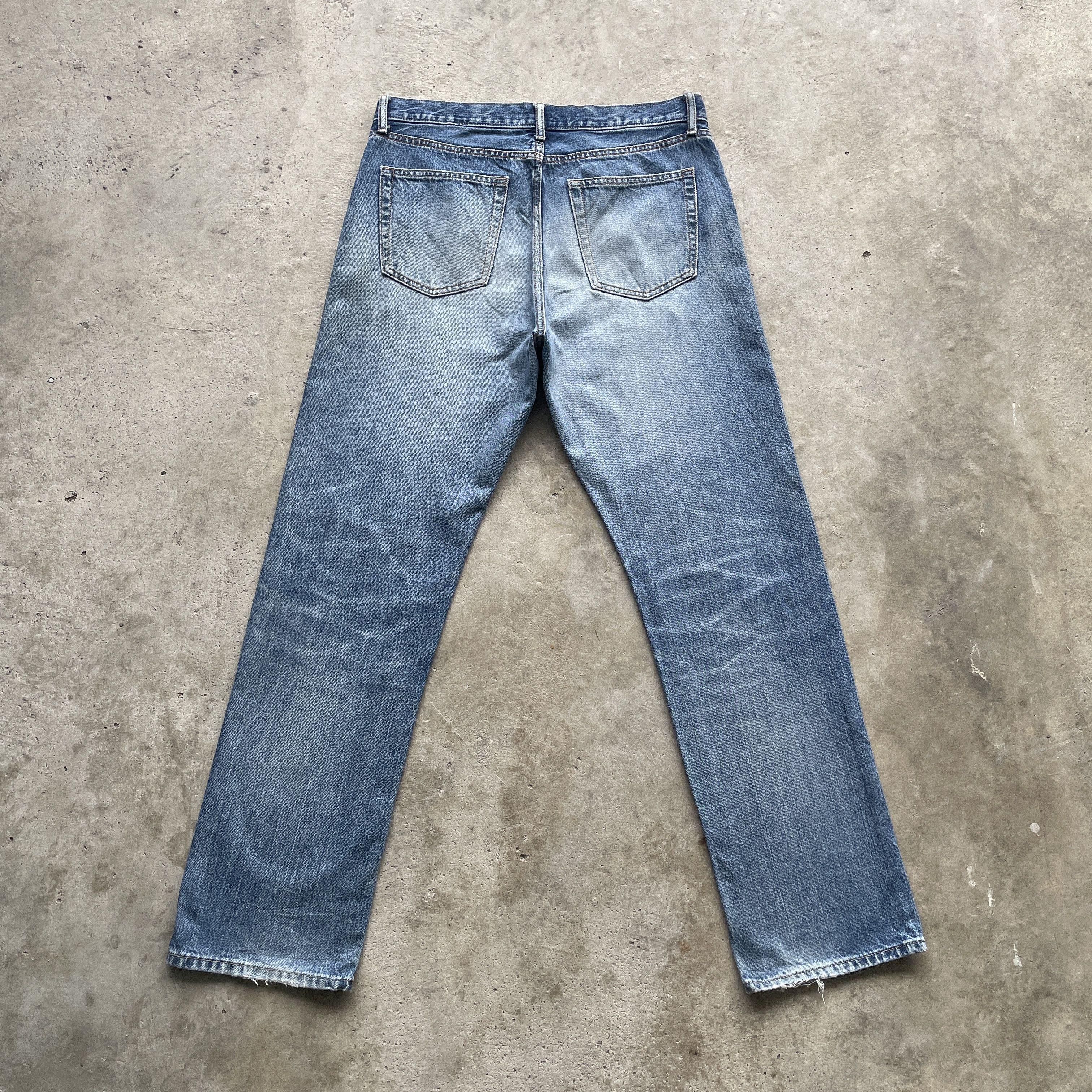 Japanese Brand VINTAGE JAPANESE FADED JEANS STONEWASH DISTRESSED PANTS W33 Size US 33 - 10 Thumbnail