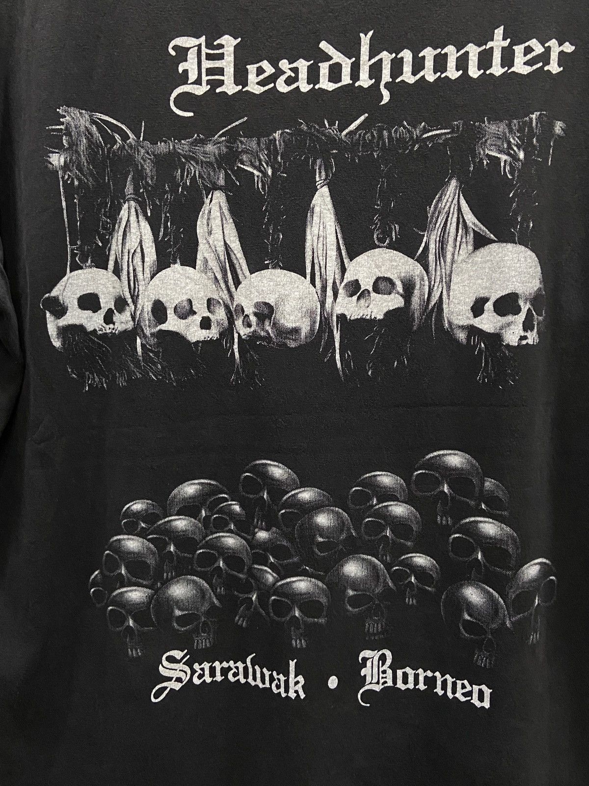 Band Tees × Vintage Vintage 90s HEADHUNTER Heavy Metal Rock TOUR TShirt Size US M / EU 48-50 / 2 - 13 Thumbnail