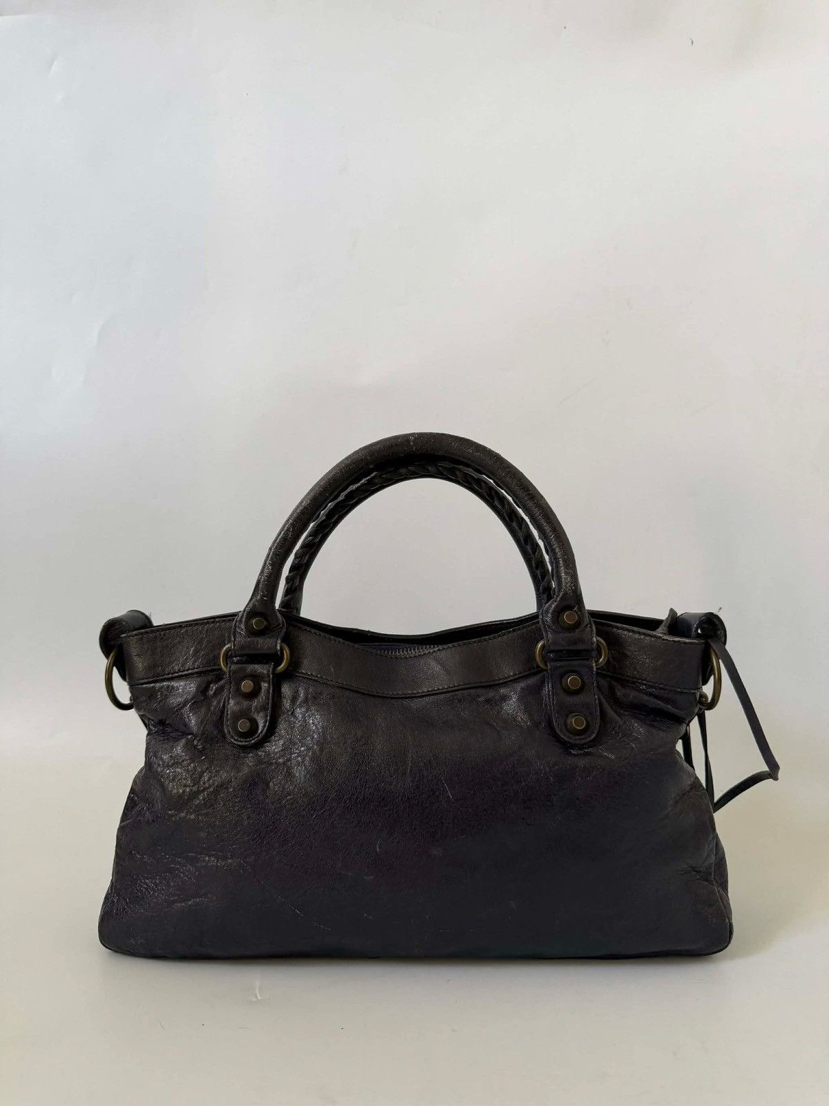 Balenciaga 2000’s Balenciaga Navy Blue Classic First Bag Size ONE SIZE - 2 Thumbnail