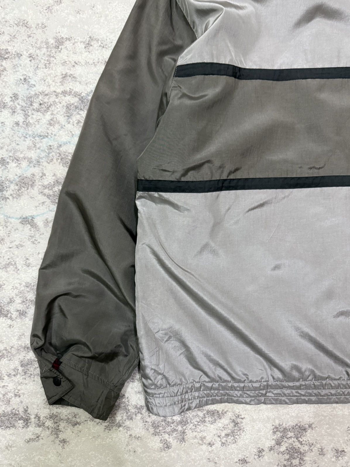 Full Count & Co. Full count by Mar-Medi grey and silver paneled nylon jacket Size US M / EU 48-50 / 2 - 14 Thumbnail