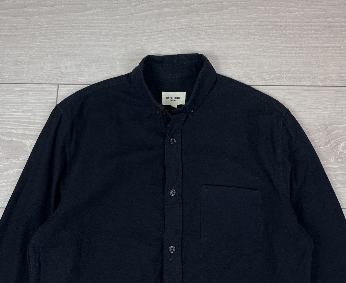 Other Octobre Editions Blue Navy Cotton Button Shirt Size US S / EU 44-46 / 1 - 6 Thumbnail