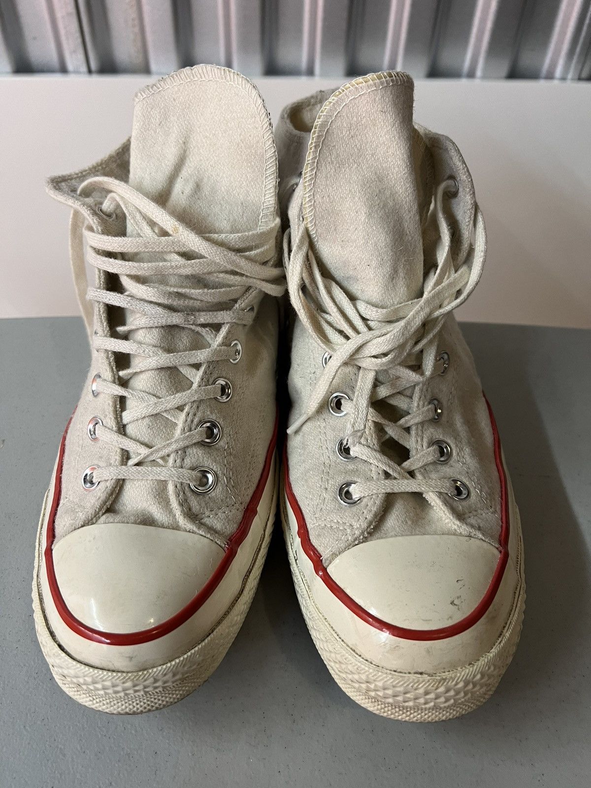 Converse ***FINAL DROP***RARE CONVERSE CHUCK TAYLOR 70S FELT HIGH 9.5