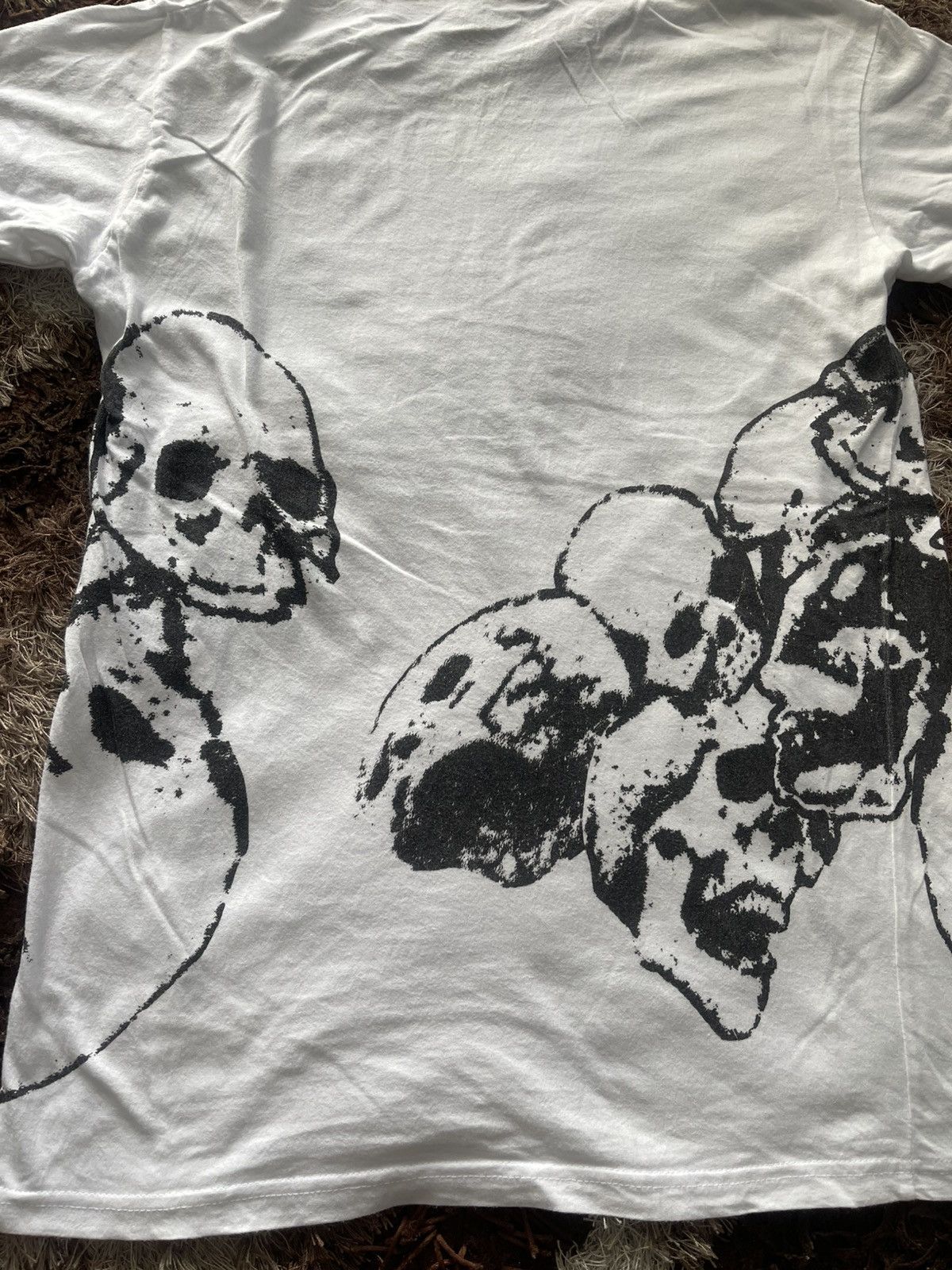 Japanese Brand VINTAGE SHU FULL PRINT SKULLS VERY RARE Size US L / EU 52-54 / 3 - 6 Thumbnail