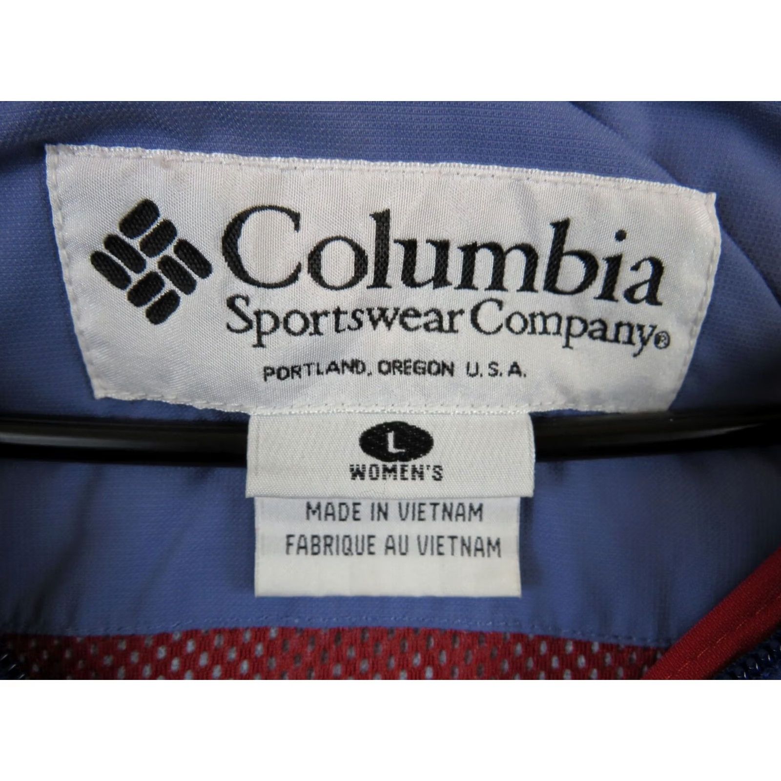 Vintage VINTAGE Columbia Women's Jacket Hooded Zip up Size L Blue 90s Size L / US 10 / IT 46 - 4 Thumbnail