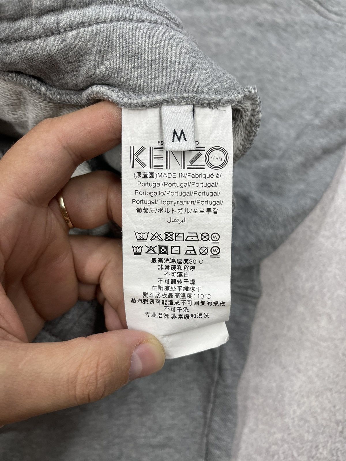 Kenzo Mens Kenzo Paris Grey Shorts Big Logo Size M Size US 32 / EU 48 - 9 Thumbnail