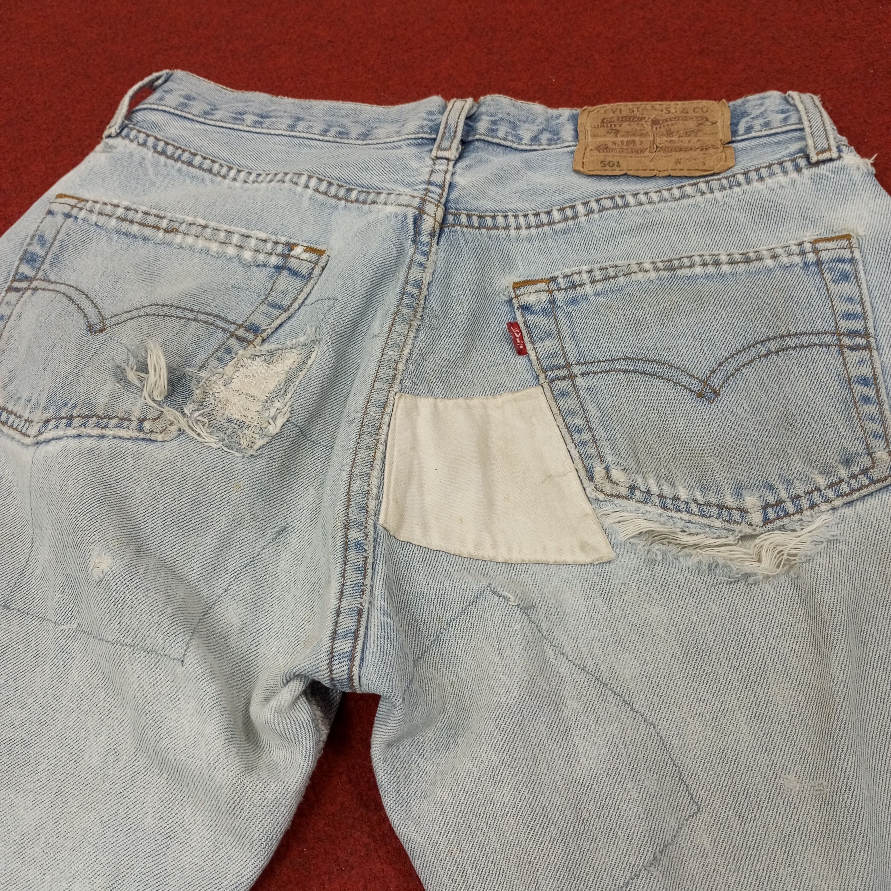 Levi's Levis Fashion Style Distressed Jeans c252n Size US 28 / EU 44 - 16 Thumbnail
