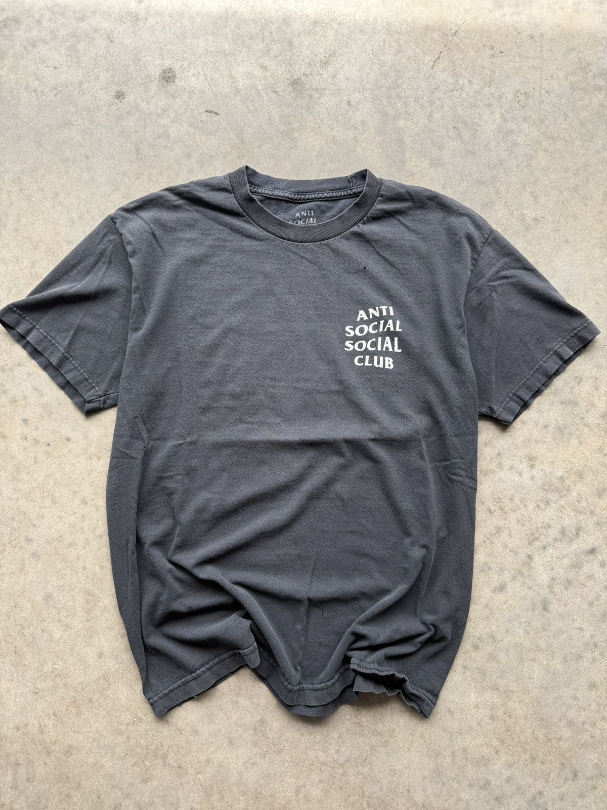 Anti Social Social Club Vintage ASSC Faded Black Tee Anti Social Social Club Size US L / EU 52-54 / 3 - 1 Thumbnail