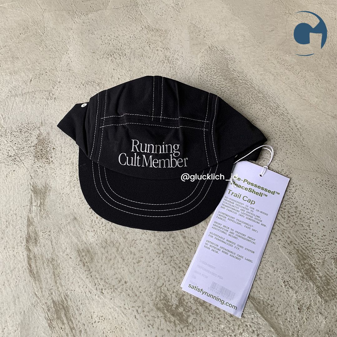 Satisfy Satisfy, Re‑Possessed™️ Peaceshell™️ Trail Cap in Black Size ONE SIZE - 2 Thumbnail