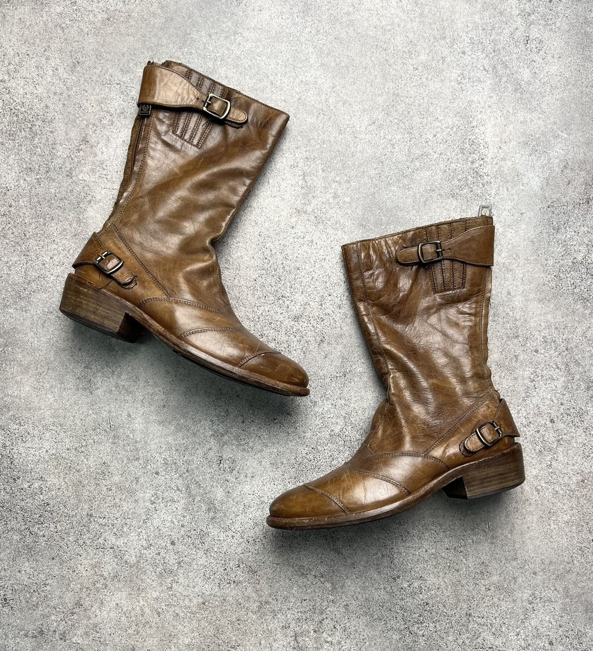 Belstaff Belstaff roadmaster moto belted boots with back zip Size US 8 / IT 38 - 1 Thumbnail