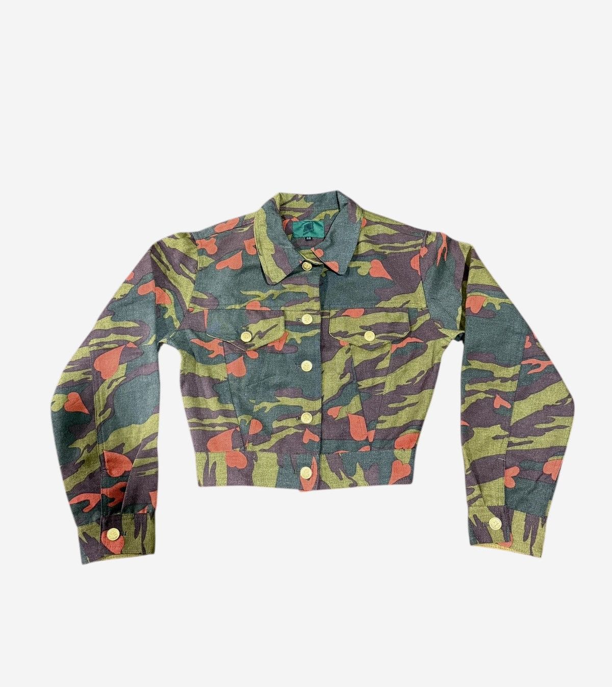 Jean Paul Gaultier RARE VINTAGE JUNIOR GAUTIER 90s CAMO JACKET Size S / US 4 / IT 40 - 2 Thumbnail
