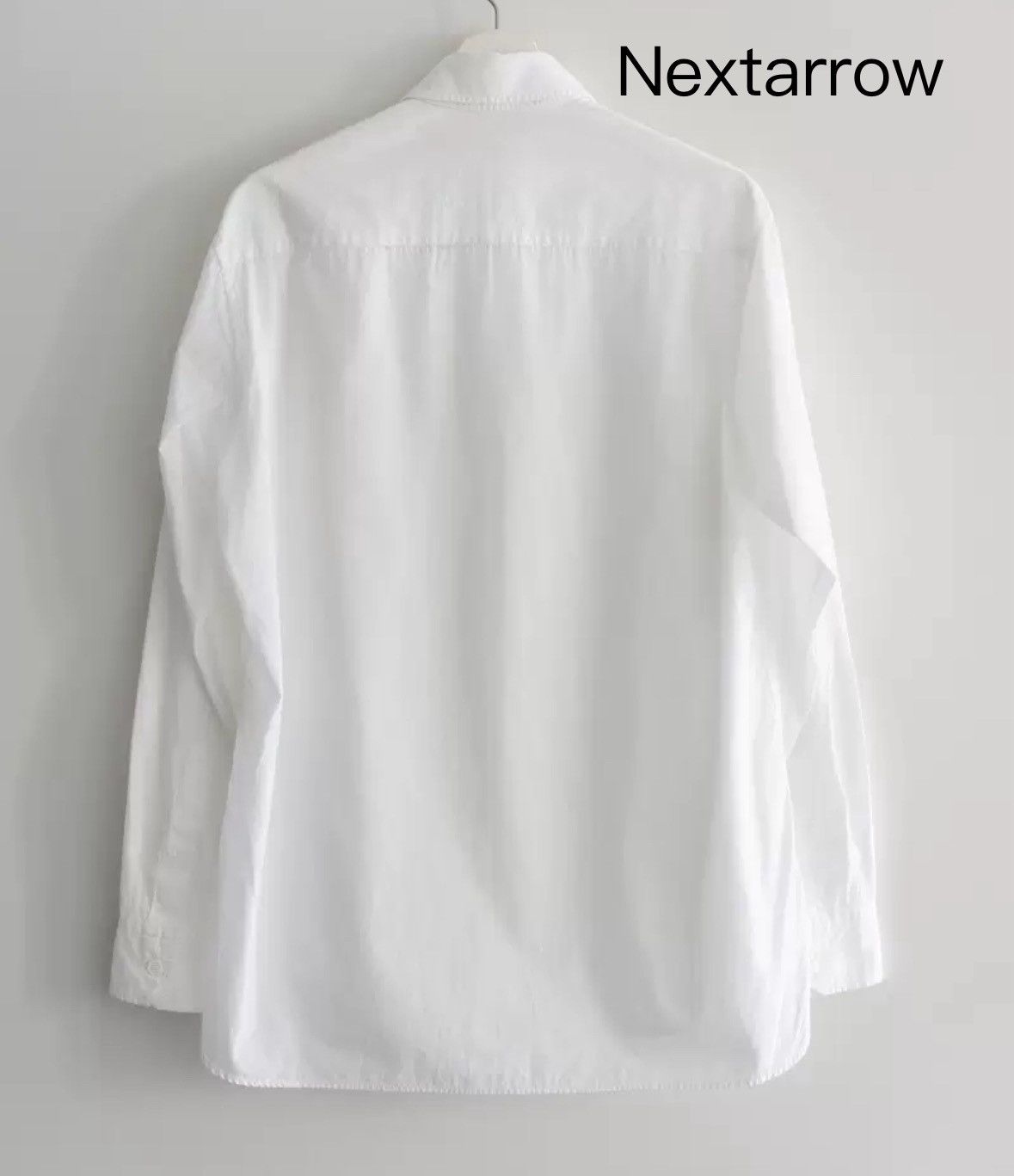 Yohji Yamamoto Yohji Yamamoto 14aw Neck White Shirt 2412-Nextarrow Size US L / EU 52-54 / 3 - 2 Thumbnail