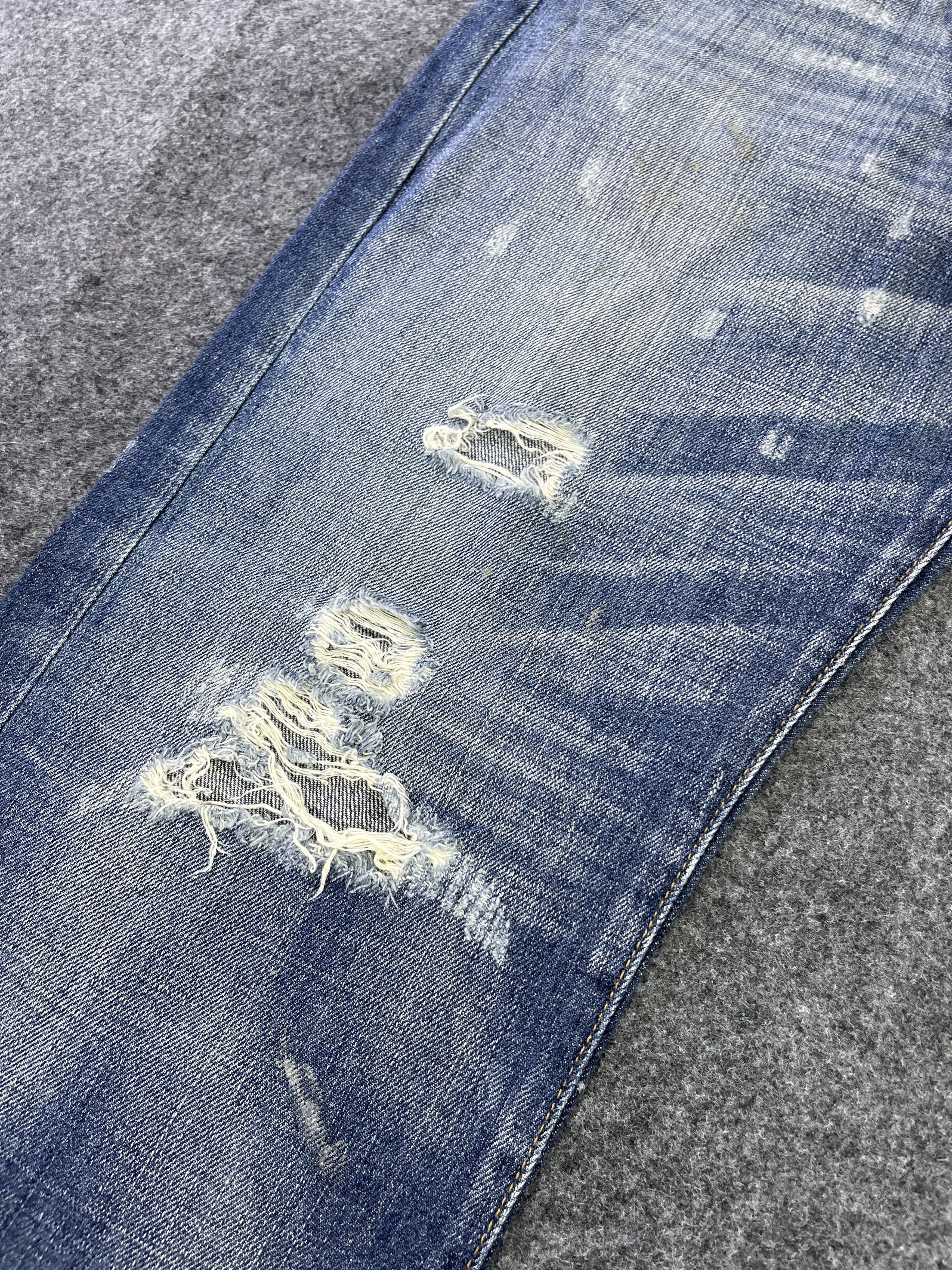Japanese Brand Savignac 'de Denim Distressed Jeans - J956 Size US 34 / EU 50 - 6 Thumbnail