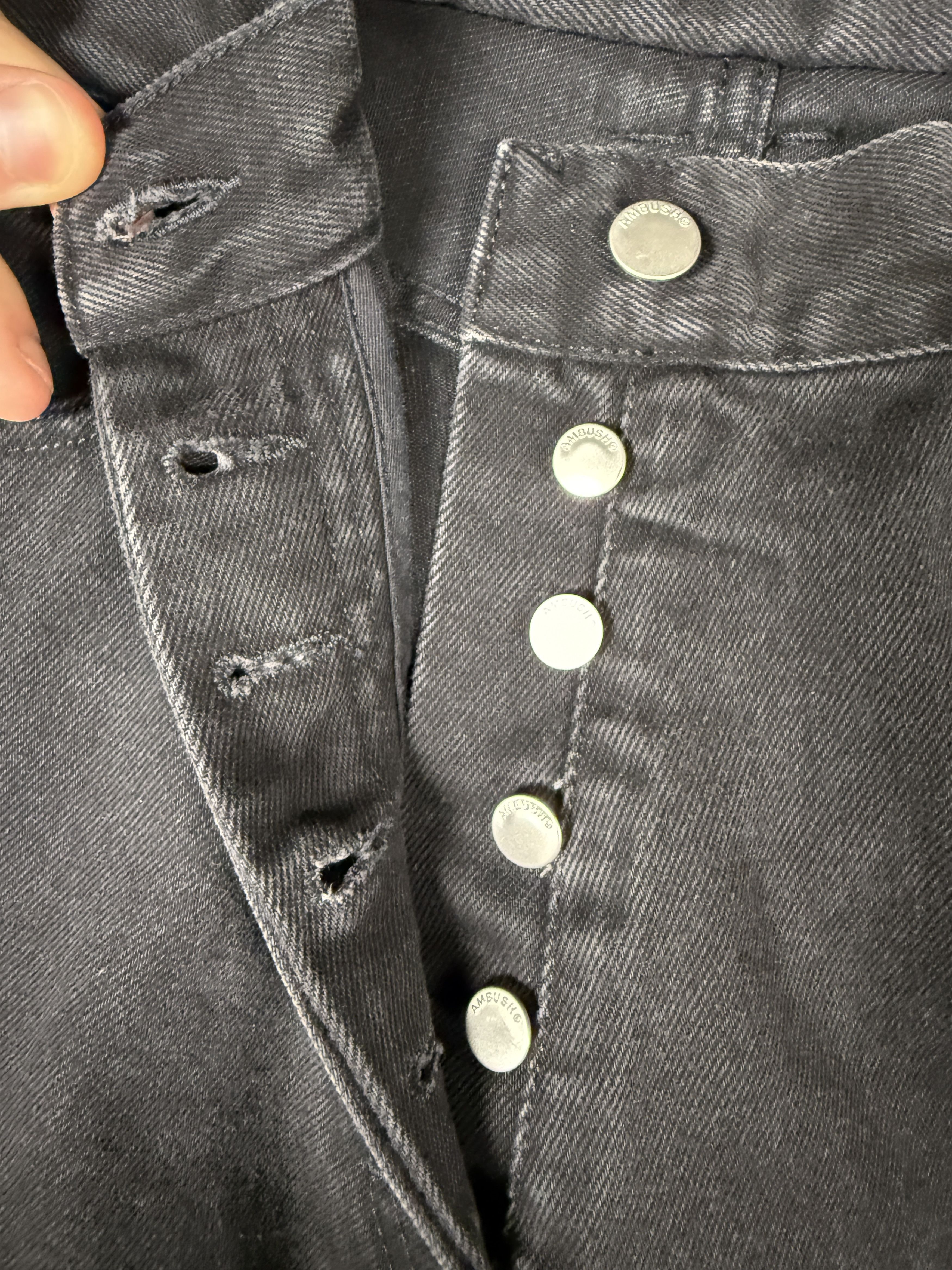 Ambush Design $670 Ambush Denim Waist Belt Baggy Jeans Size 29" - 11 Thumbnail