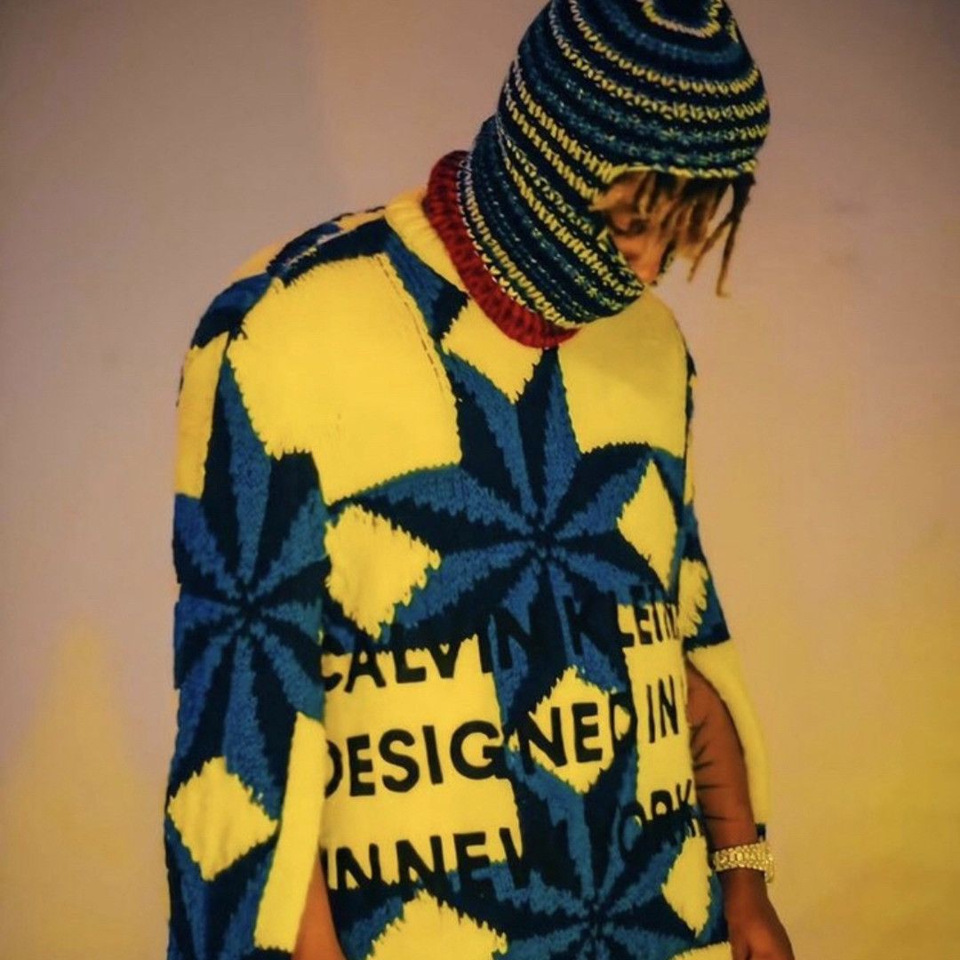 Calvin Klein 205W39NYC CK205W39NYC by Raf 18FW Star Knit Sweater Size US S / EU 44-46 / 1 - 9 Thumbnail