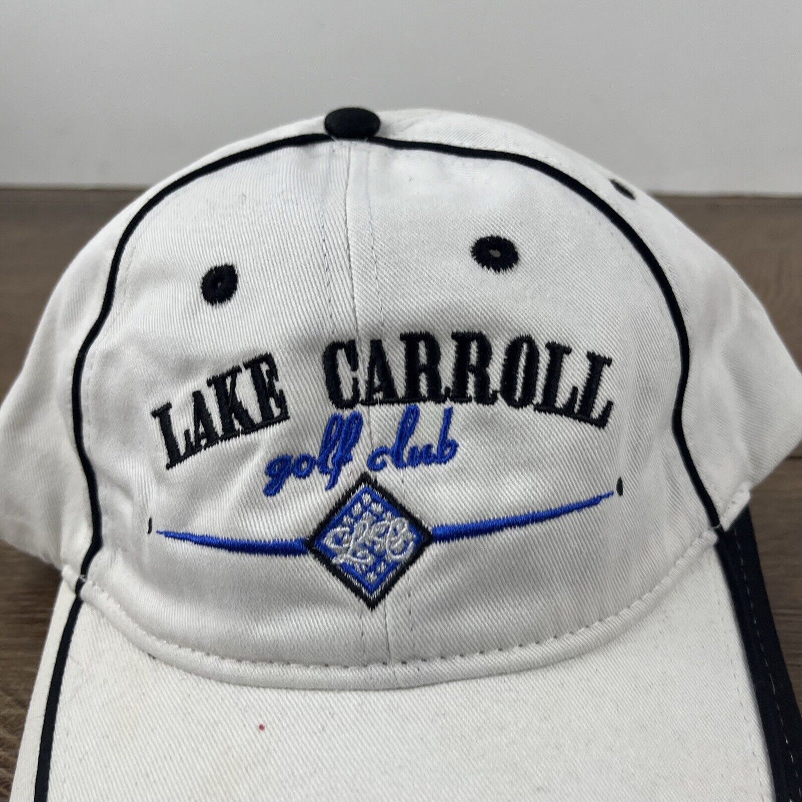 Other Lake Carroll Golf Club Hat White Cap Hat Adjustable Hat Whit Size ONE SIZE - 6 Thumbnail