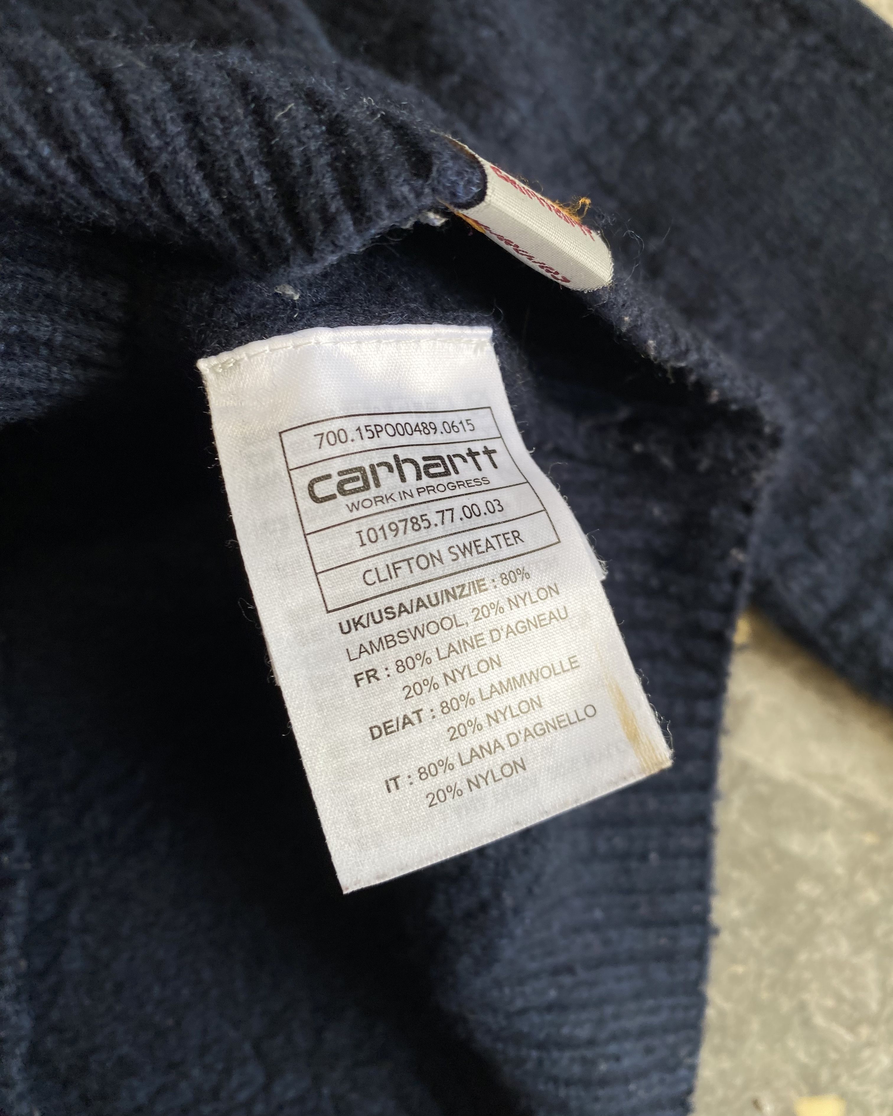Carhartt Carhartt Clifton Sweatshirt Knitwear Size US S / EU 44-46 / 1 - 8 Thumbnail