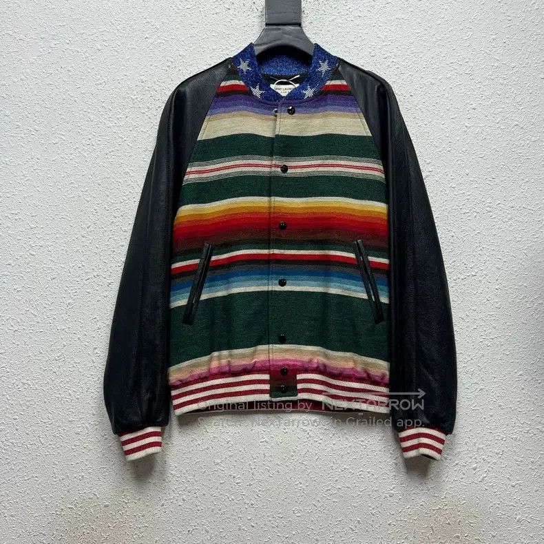 Saint Laurent Paris Saint Laurent Paris T-Rex Baseball Jacket Size US M / EU 48-50 / 2 - 2 Thumbnail