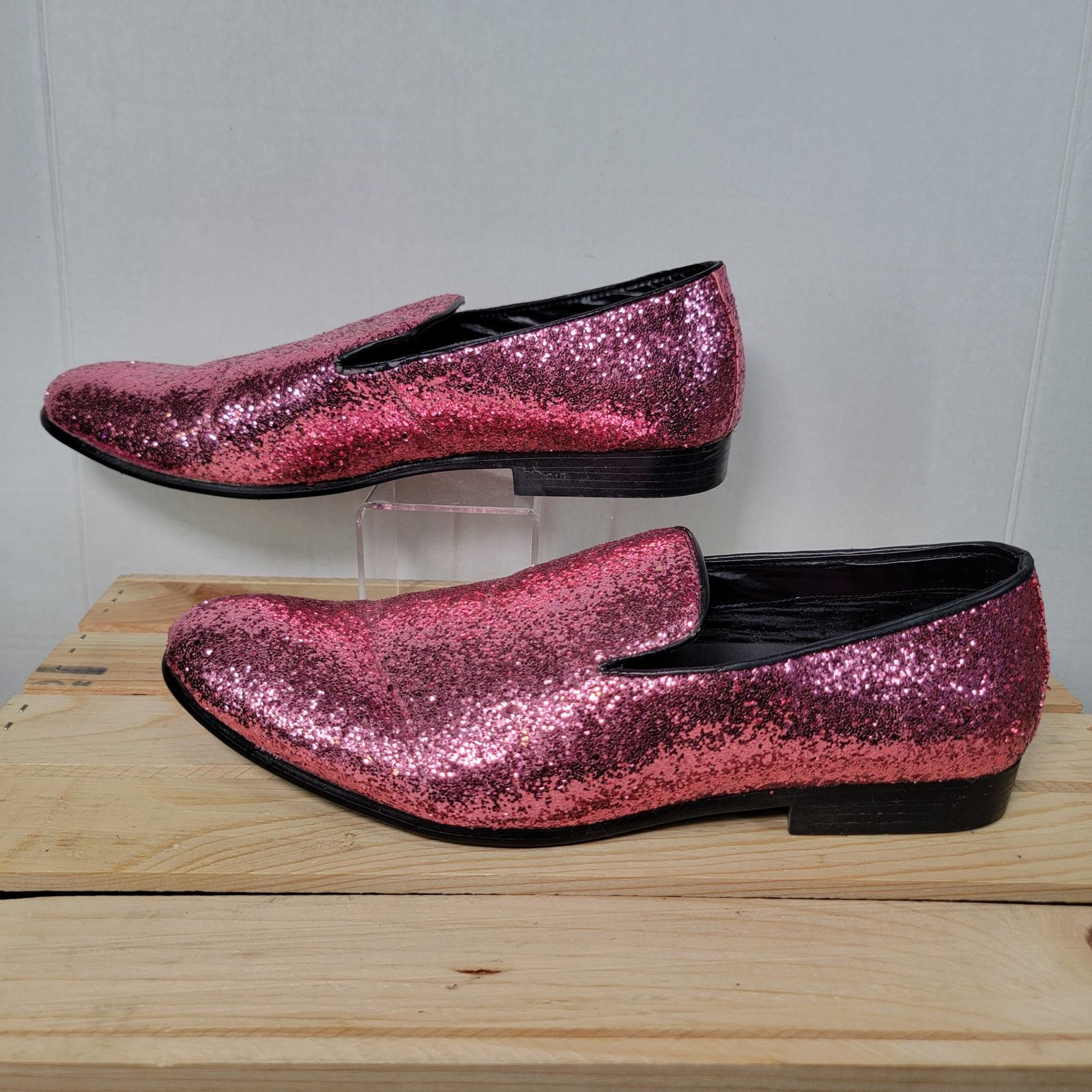 Other Amali Men's Pink Glitter Shoes - Size 12 Size US 12 / EU 45 - 2 Thumbnail