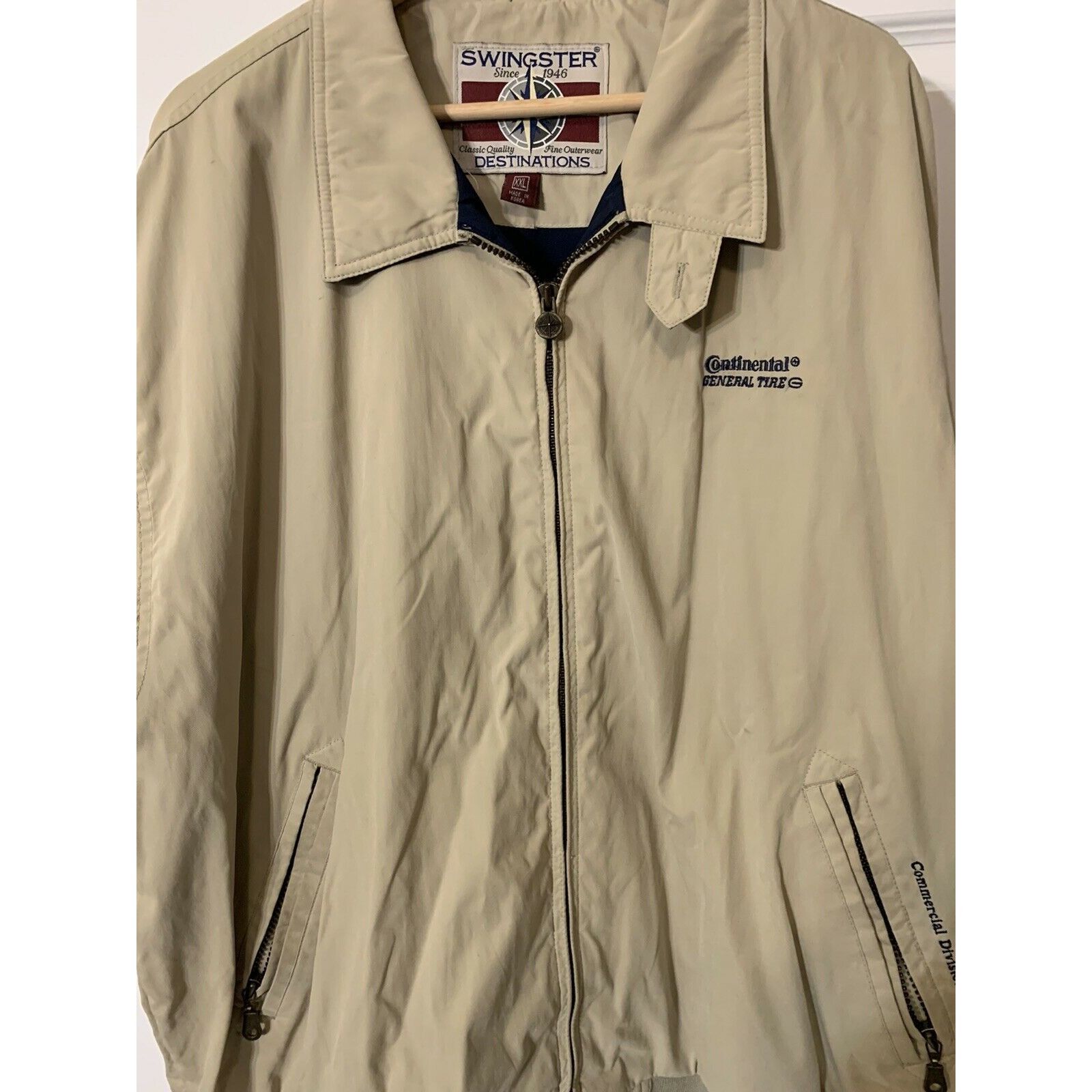 Swingster Vintage Swingster Sz XXL Jacket Continental General Tire G C Size US XXL / EU 58 / 5 - 4 Thumbnail