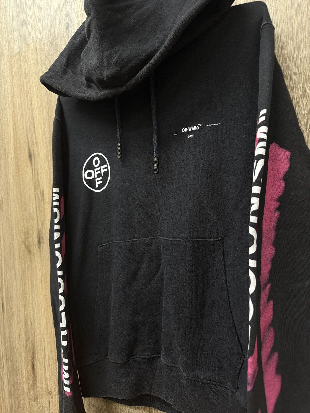 Off-White Off White Black Pull Over Hoodie Size US S / EU 44-46 / 1 - 4 Thumbnail