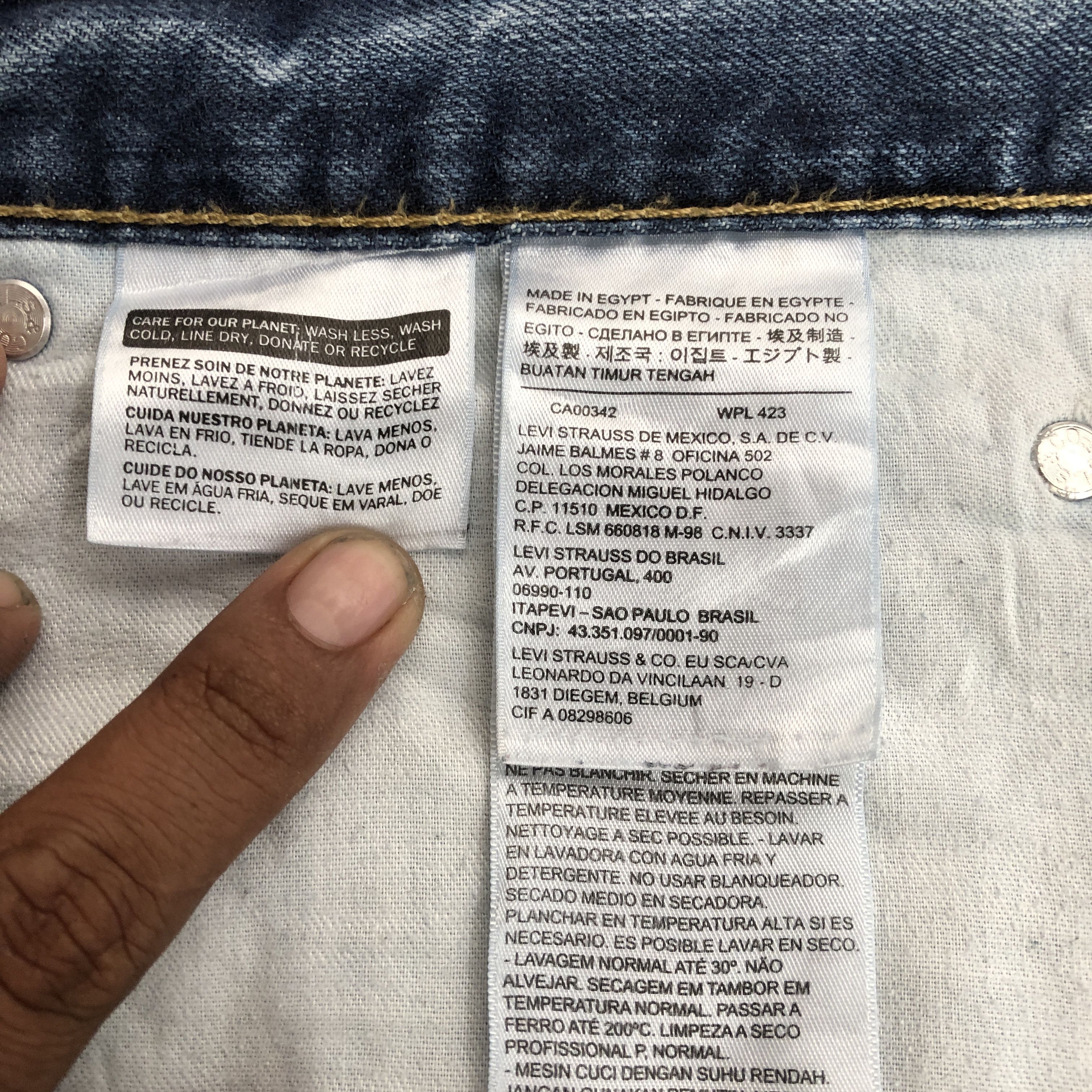 Levi's Crazy Y2K Baggy Levis 569 Jeans Levi's Distressed Blue Denim Size US 44 / EU 60 - 10 Thumbnail
